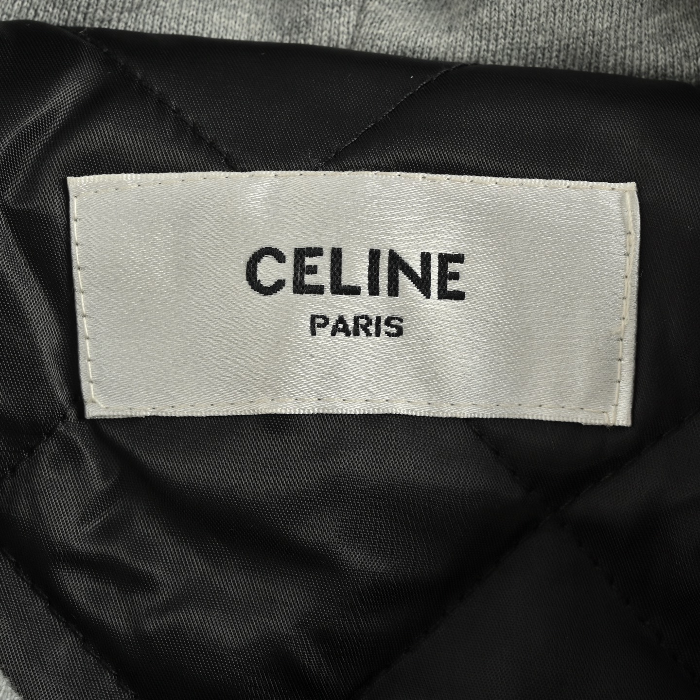 Celine/赛琳 格纹羊绒连帽外套
