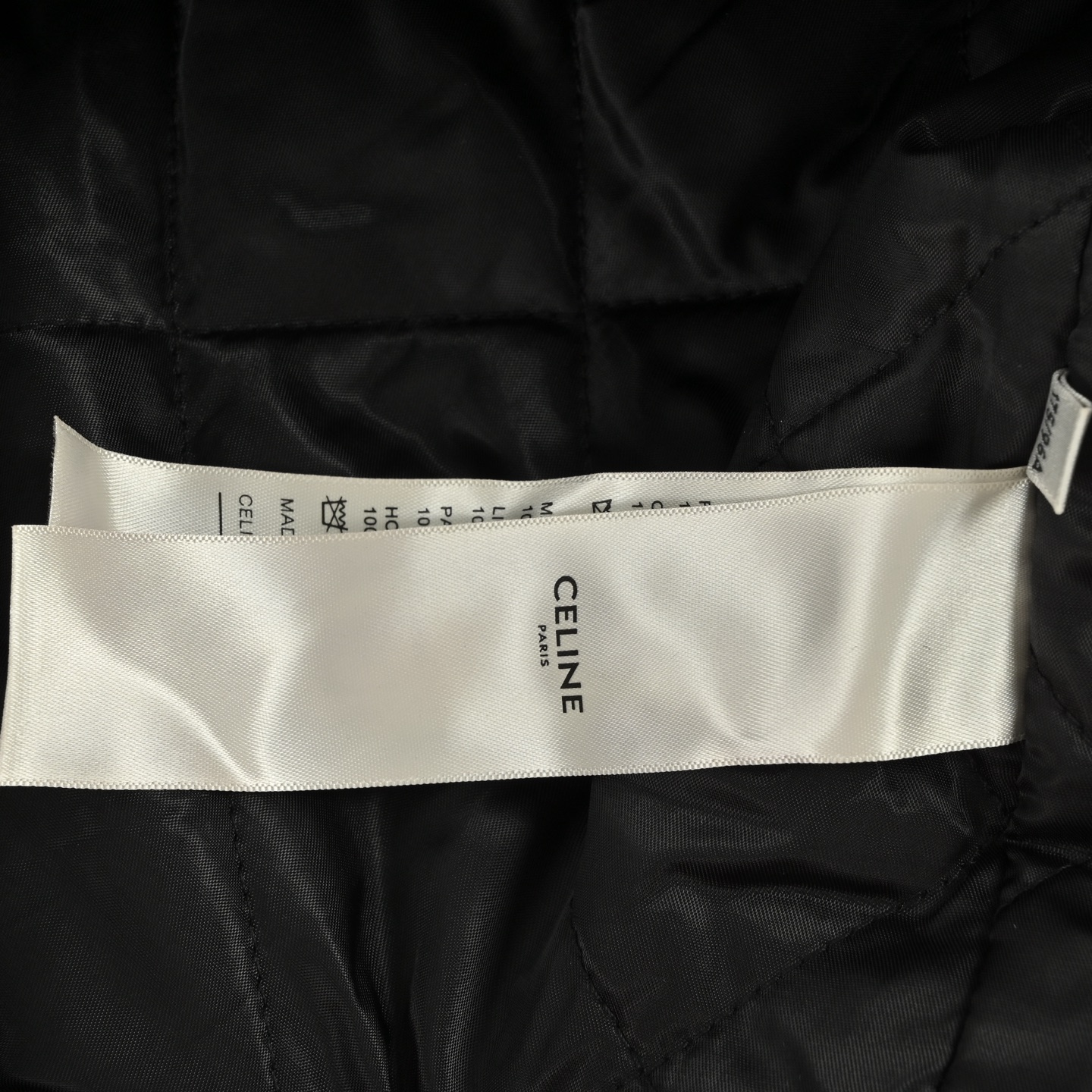 Celine/赛琳 格纹羊绒连帽外套