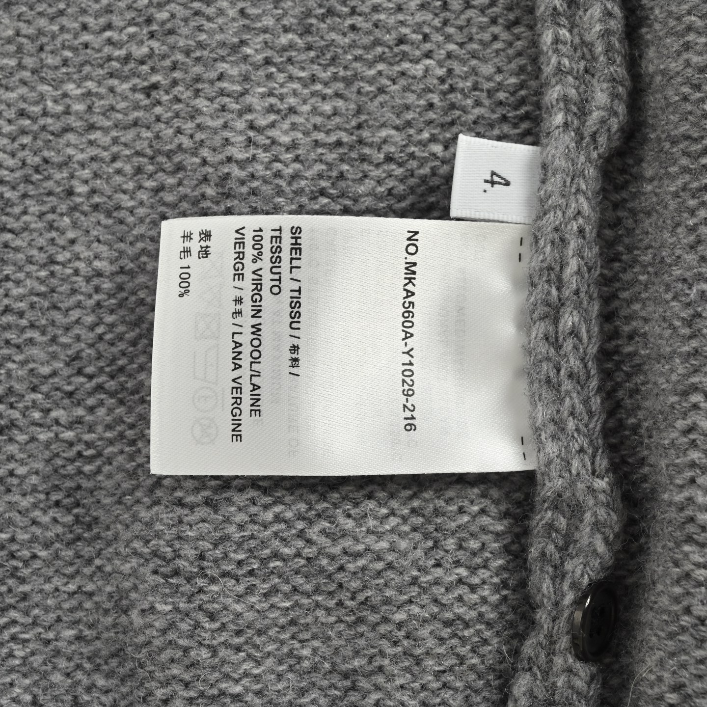 Thom Browne/汤姆布朗 TB 25Fw 大鹅羊毛连帽外套