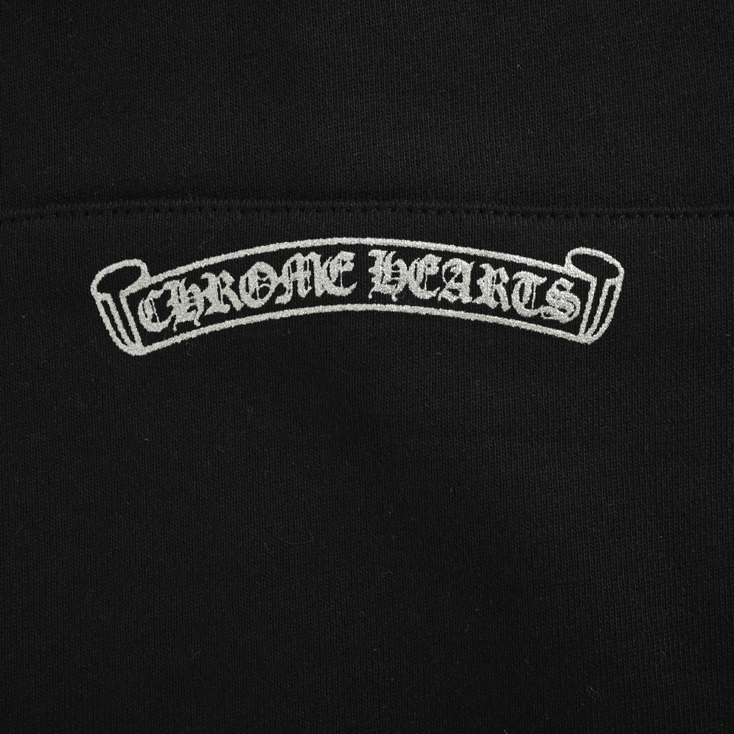 Chrome Hearts/克罗心 25Fw 烫银十字架连帽卫衣