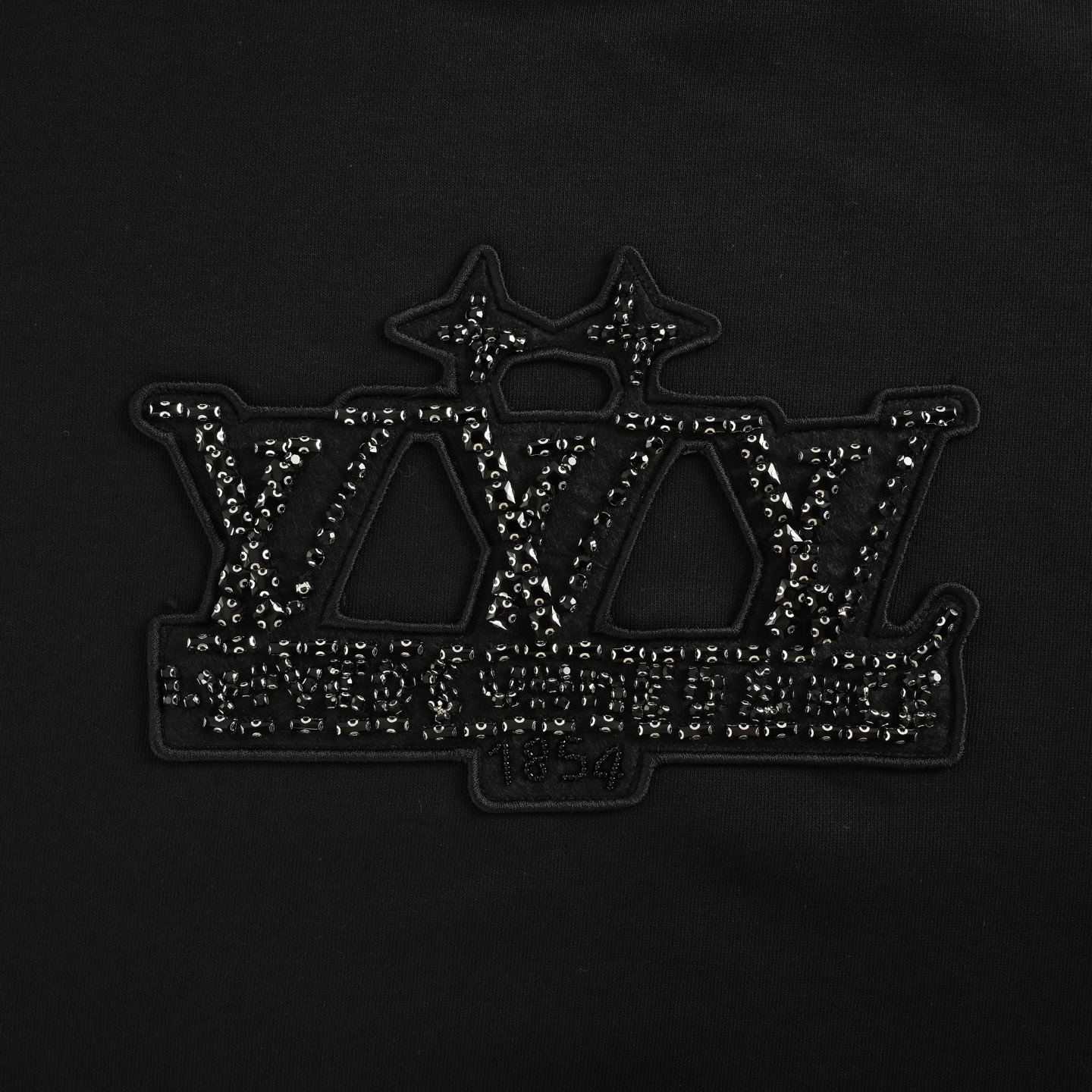 Louis Vuitton/路易威登 25Fw 烫钻字母logo圆领卫衣