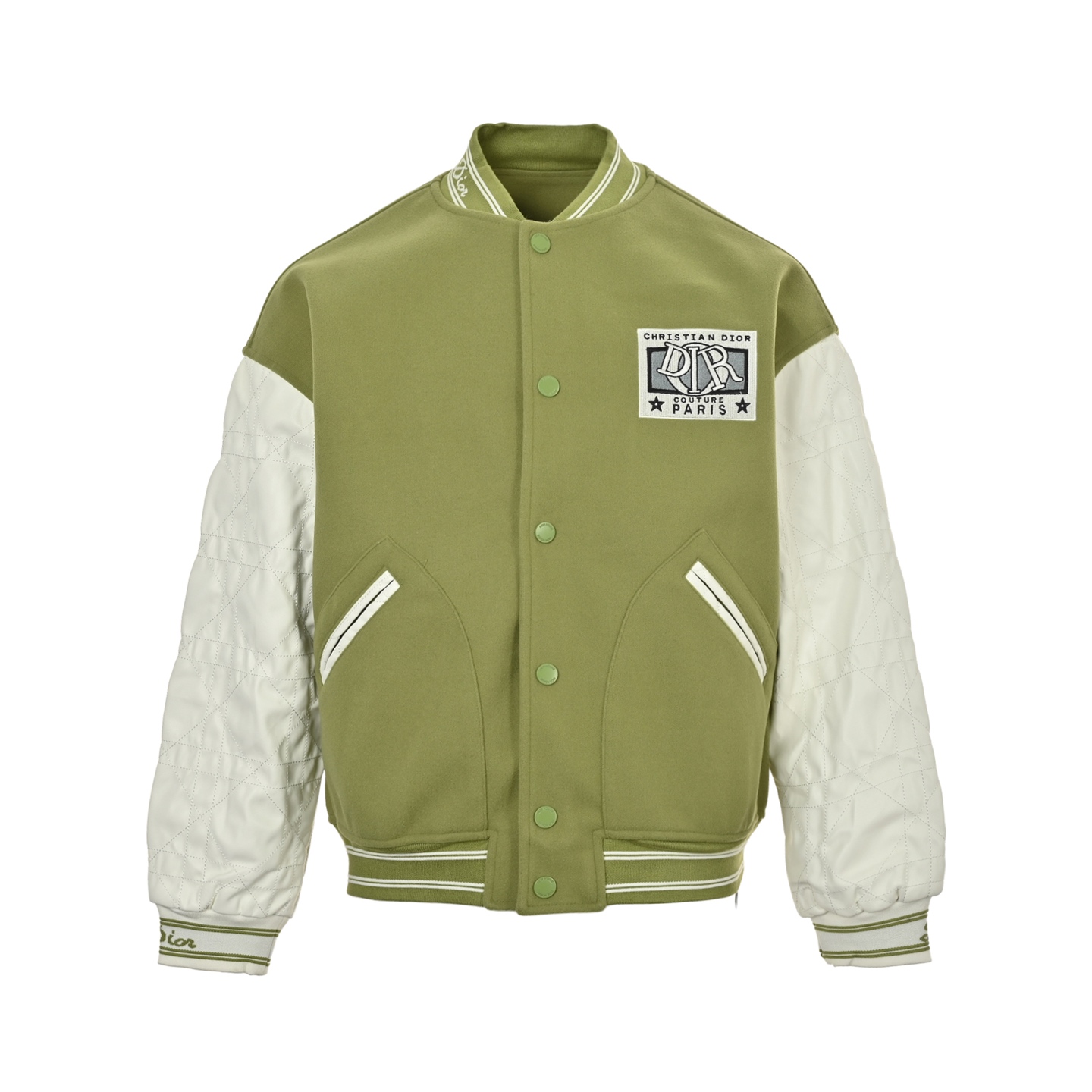 Dior/迪奥 字母刺绣拼接棒球服夹克外套