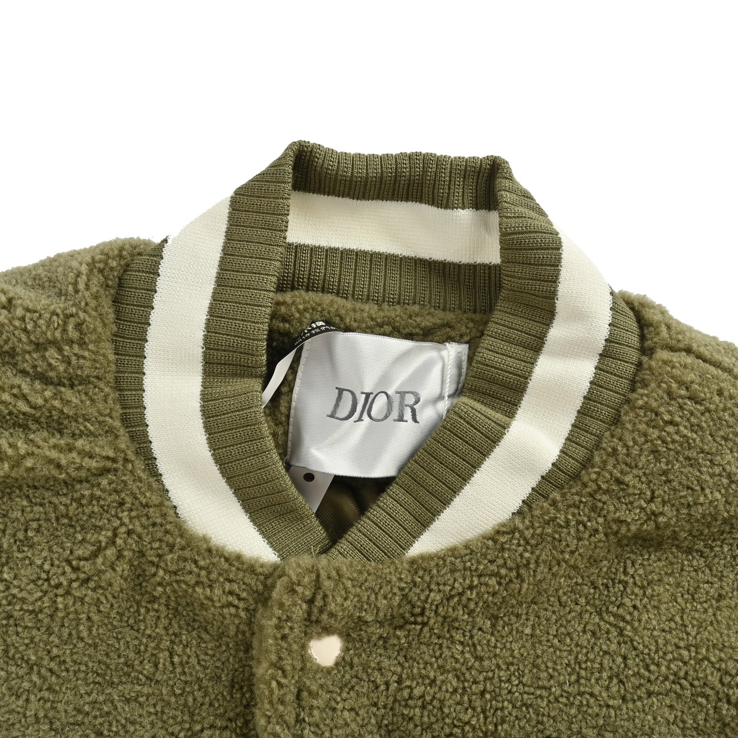Dior/迪奥 花卉刺绣字母羊羔绒外套