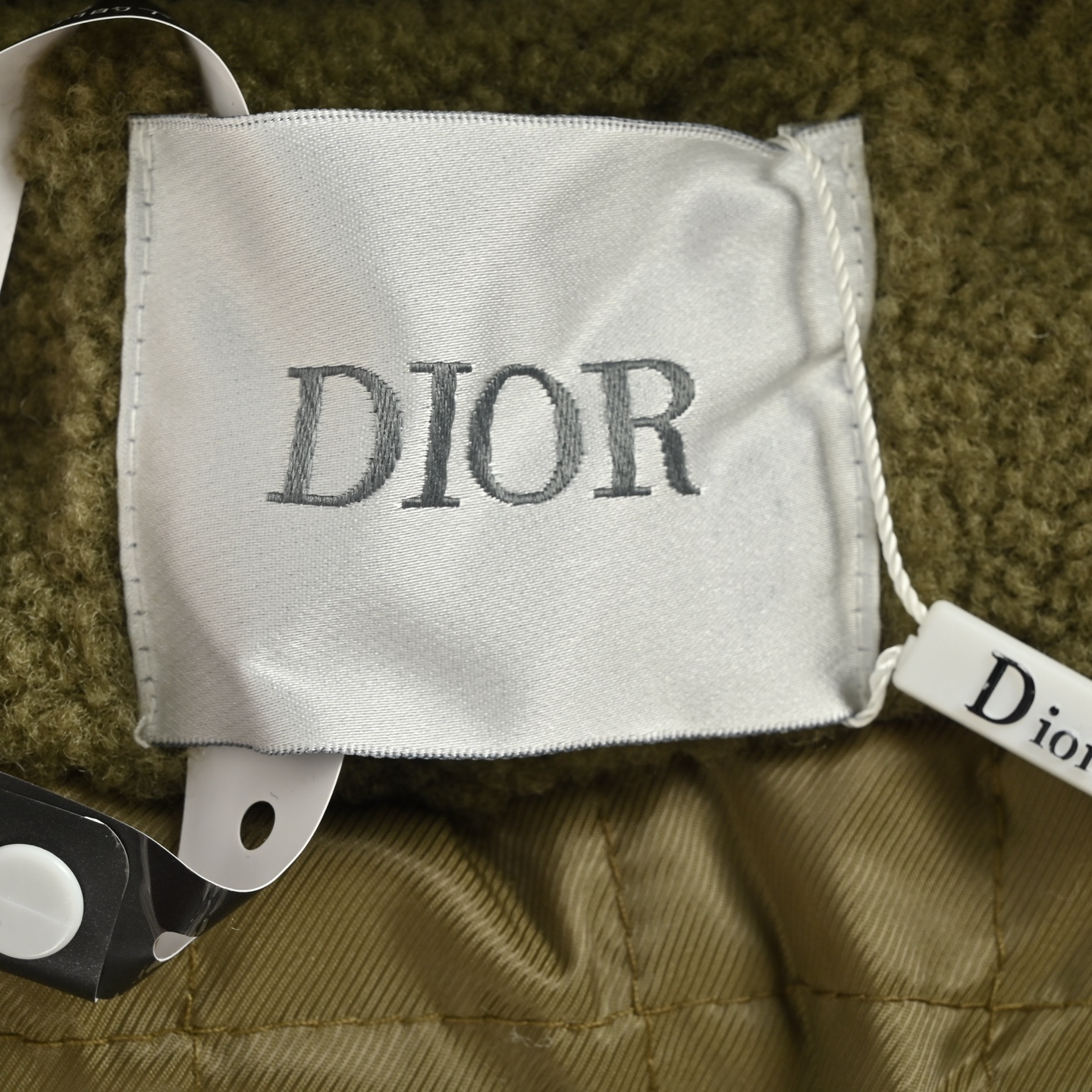 Dior/迪奥 花卉刺绣字母羊羔绒外套