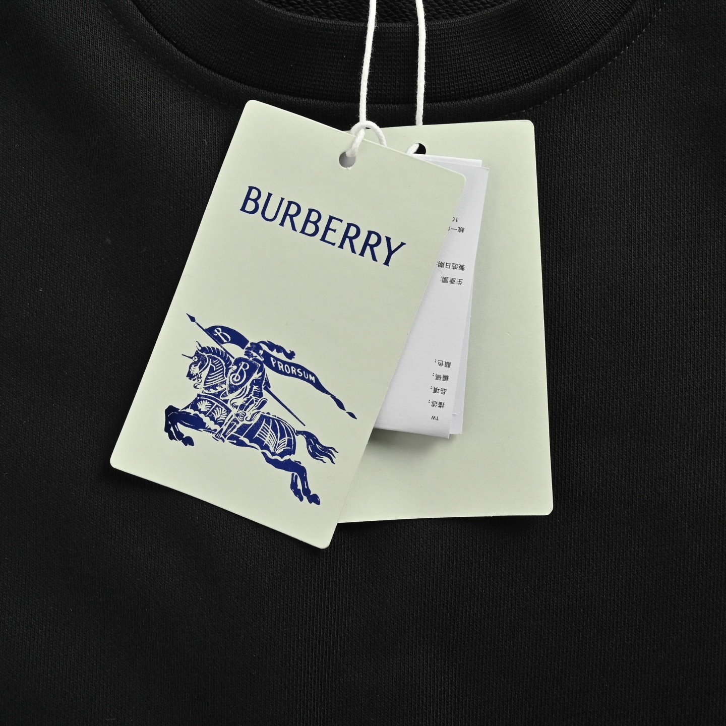 Burberry/巴宝莉 25Fw 重叠战马logo印花圆领卫衣