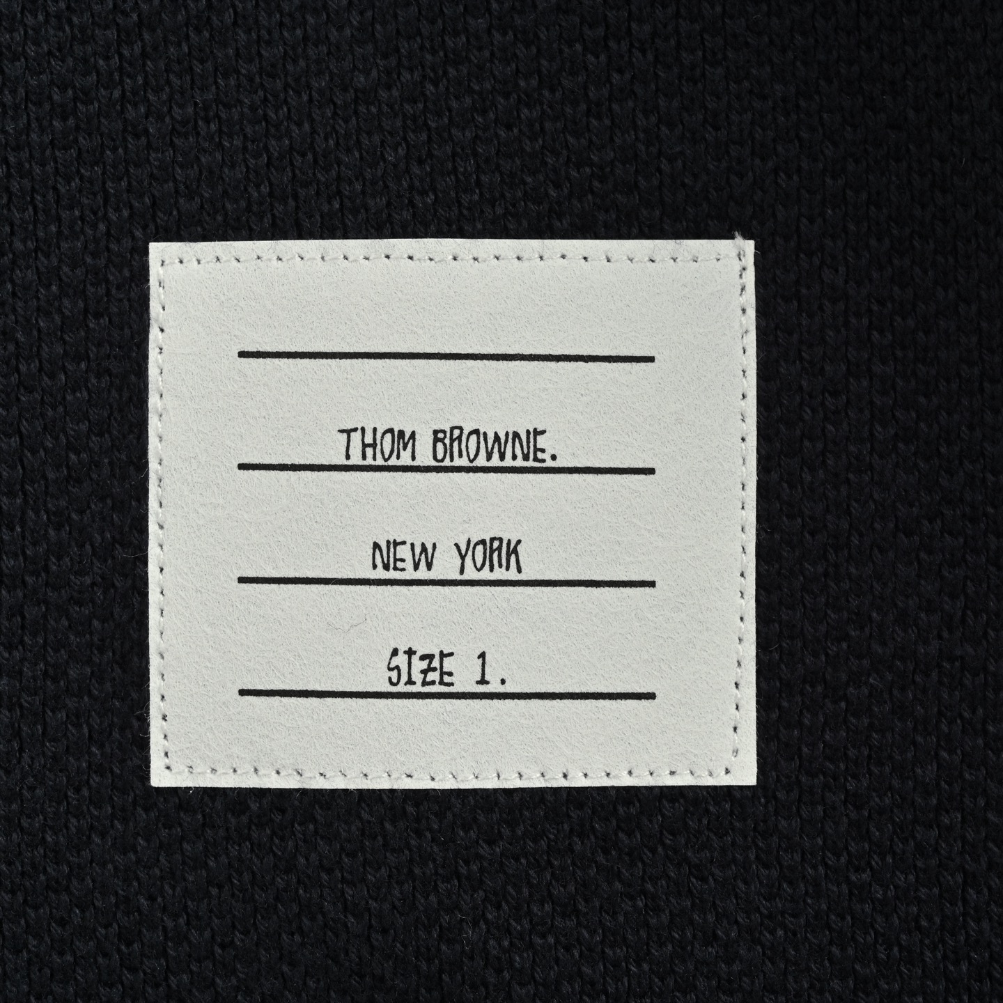 Thom Browne/汤姆布朗 暗纹四杠圆领卫衣