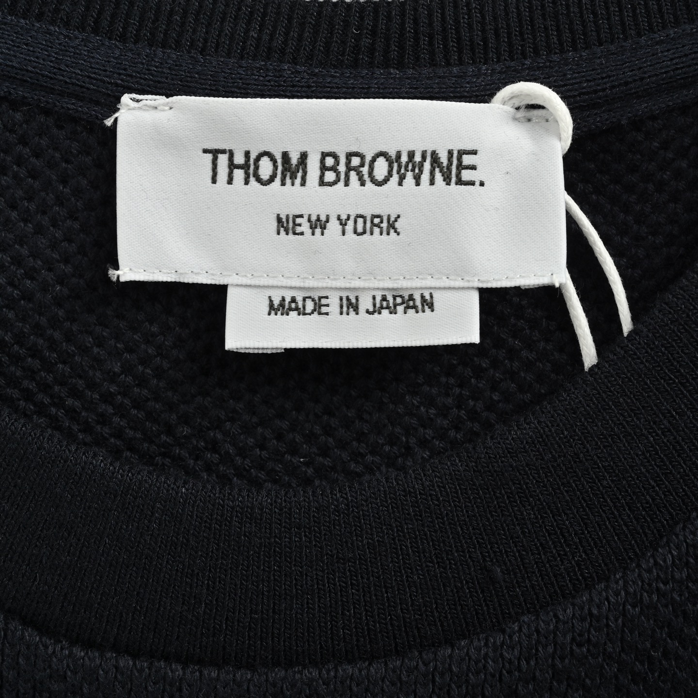 Thom Browne/汤姆布朗 暗纹四杠圆领卫衣