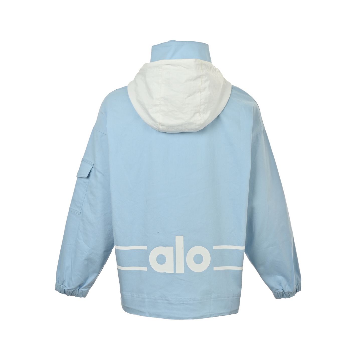 ALO 刺绣小标风衣连帽外套