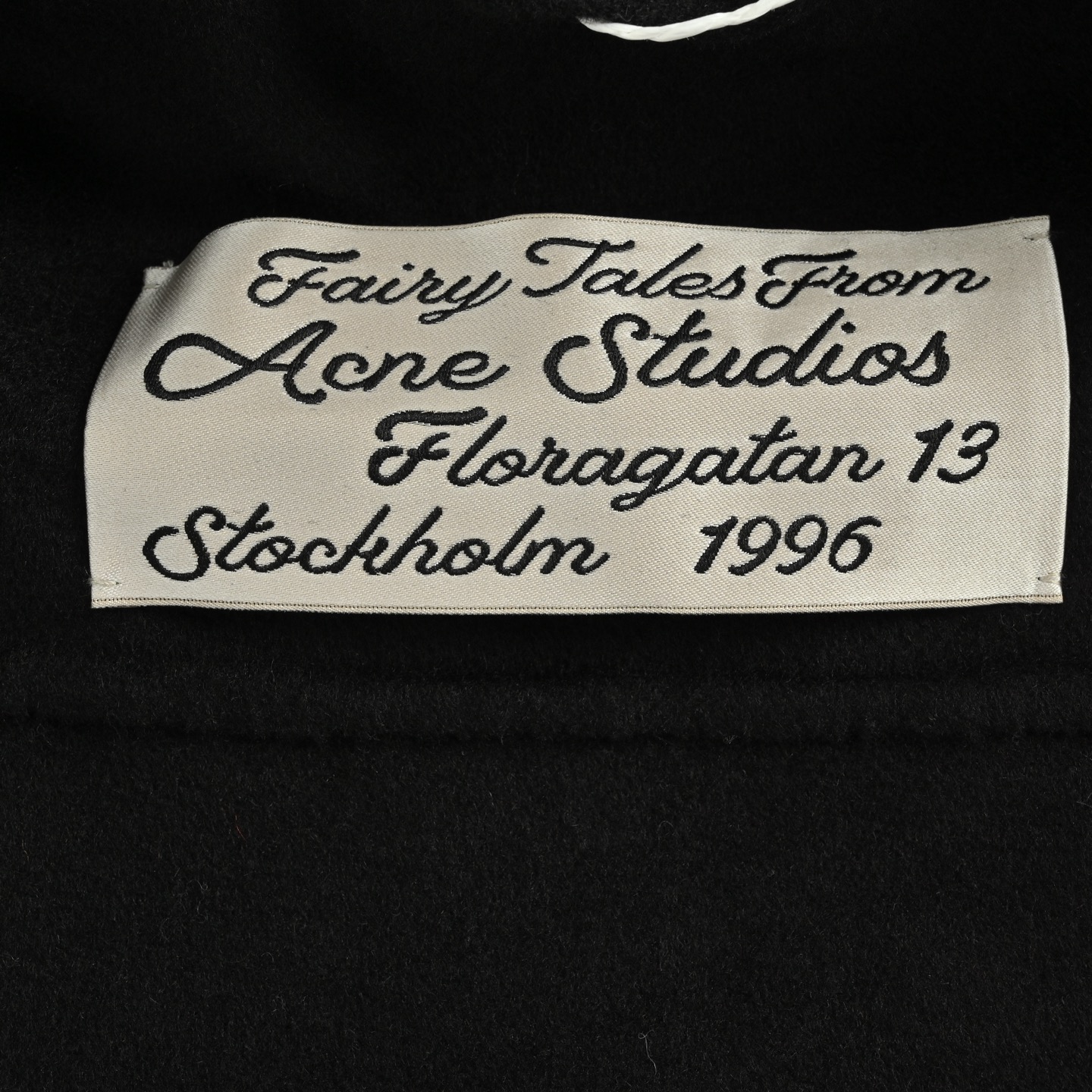 Acne Studios 双面羊绒连帽外套