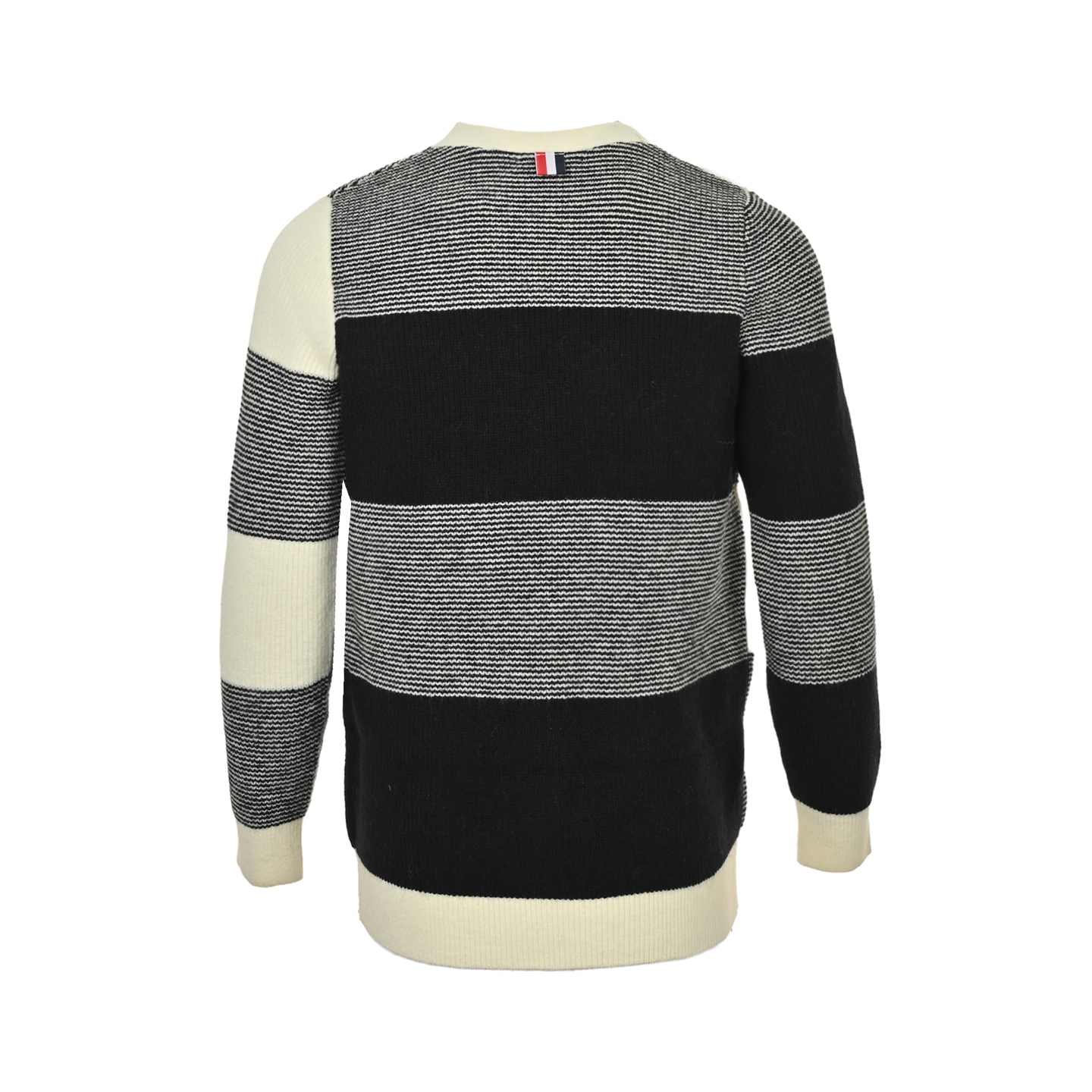 Thom Browne/汤姆布朗 25Fw 香肠狗拼接开衫毛衣