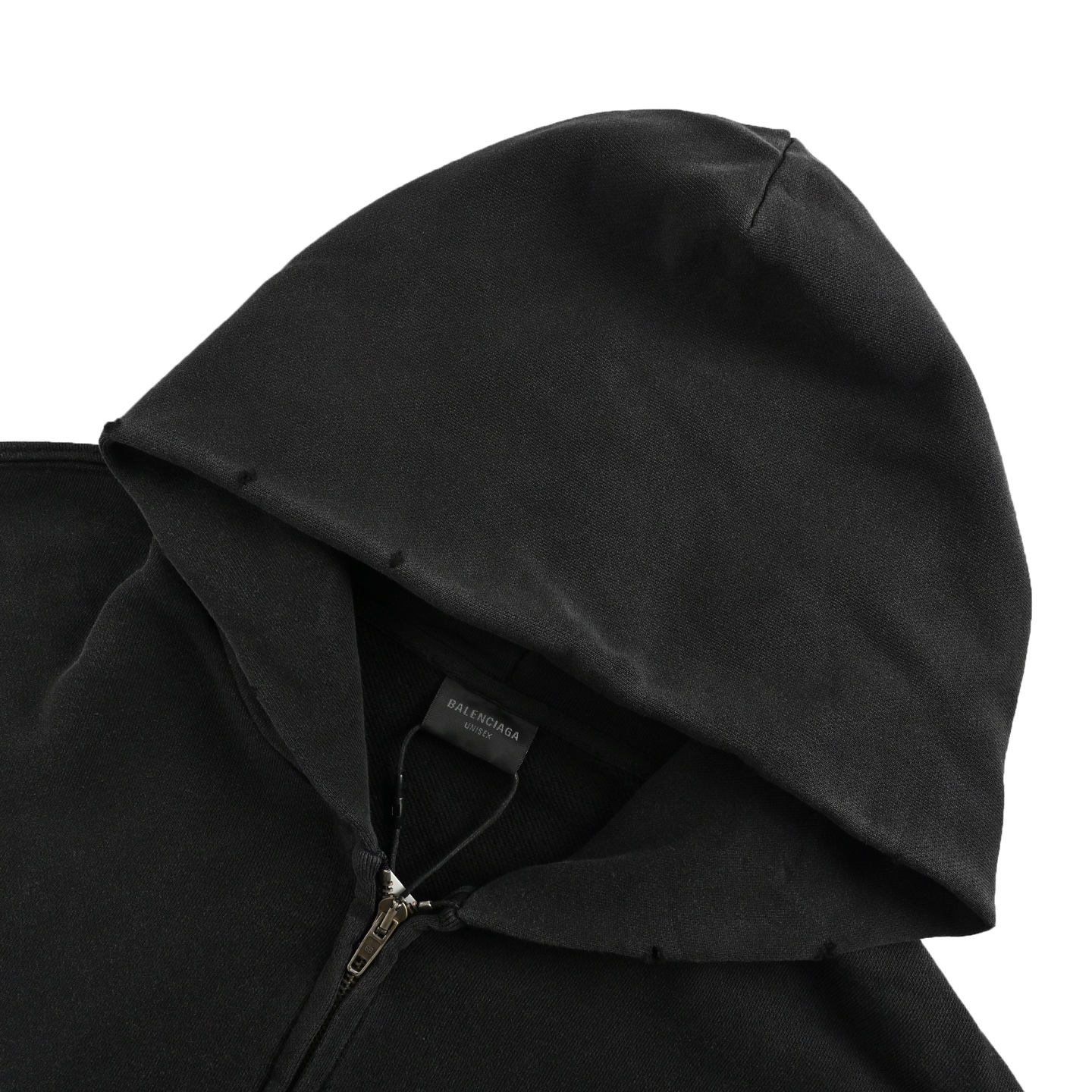 Balenciaga/巴黎世家 后背涂鸦字母水洗拉链外套