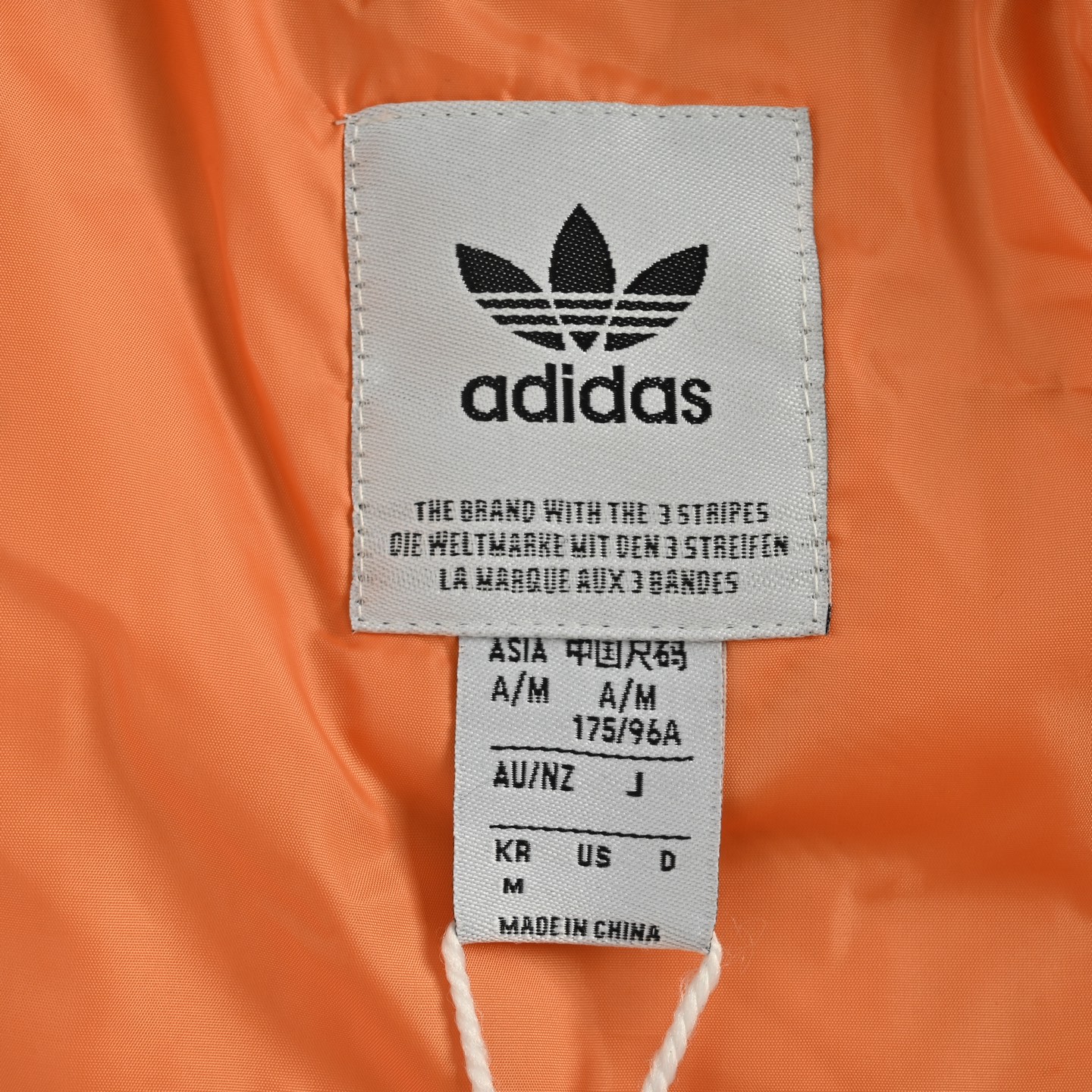 ADIDAS/阿迪 25Fw 三杠拉链口袋棉服外套