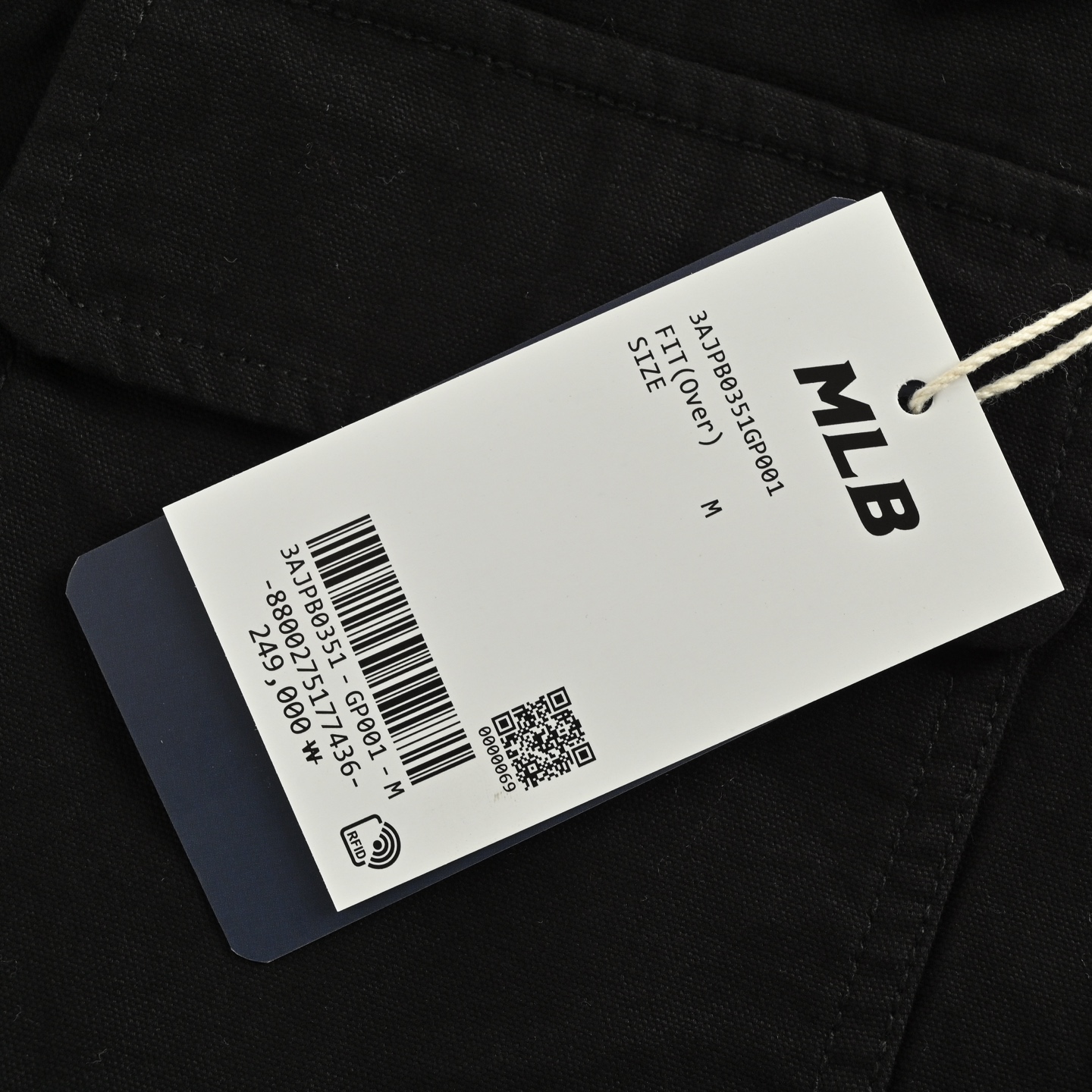 MLB 25Fw NY四口袋工装帆布外套