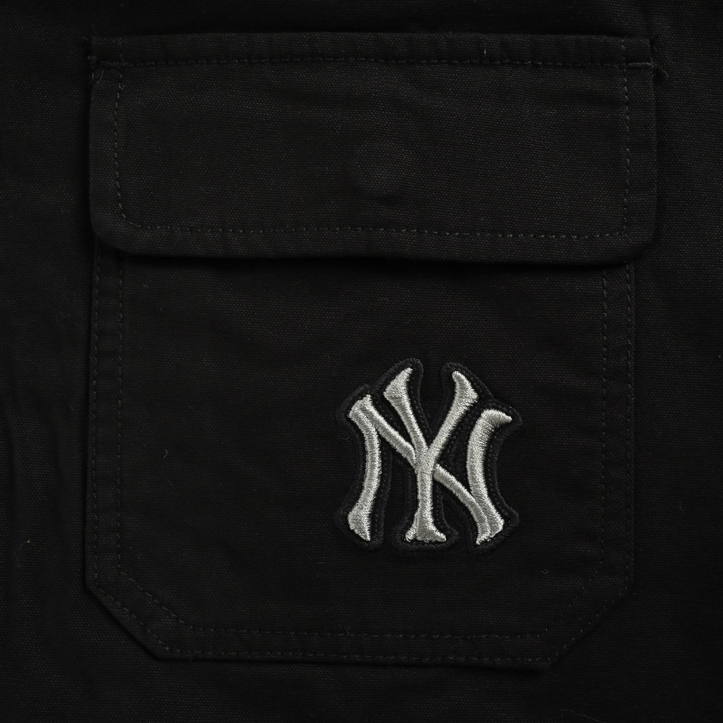 MLB 25Fw NY四口袋工装帆布外套