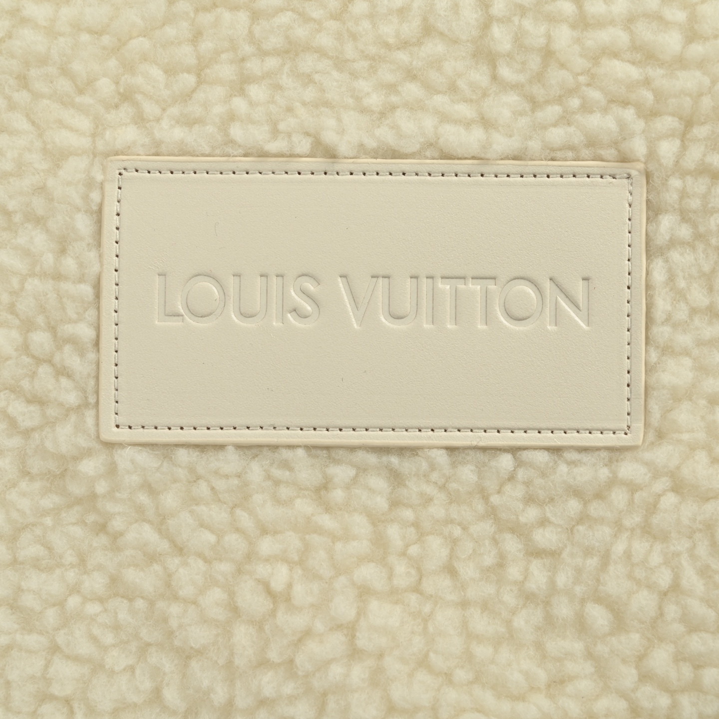 Louis Vuitton/路易威登 24Fw 皮牌羊羔绒立领夹克外套