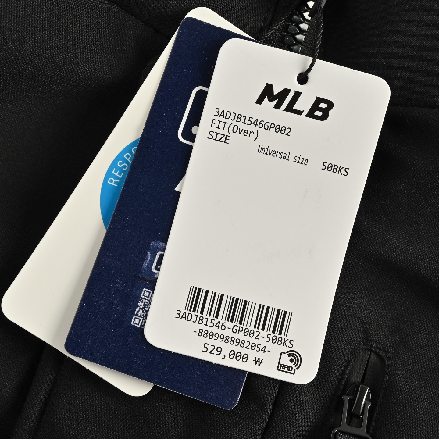 MLB 刺绣徽标工装毛领羽绒服 MLB纽约洋基队三代工装短款夹克羽绒服男女同款
