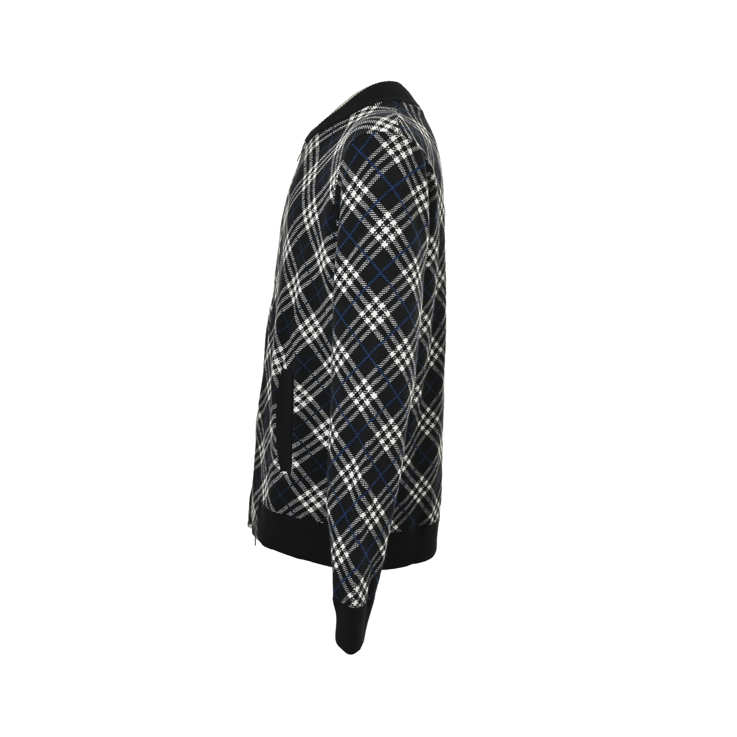 Burberry/巴宝莉 25Fw 斜格纹拉链毛衣开衫外套-莆田鞋,莆田鞋货源,高仿鞋,高仿鞋货源,安福档口,莆田高仿鞋,莆田鞋批发,高仿鞋批发,莆田高仿运动鞋,高仿运动鞋,莆田运动鞋 Burberry/巴宝莉 25Fw 斜格纹拉链毛衣开衫外套