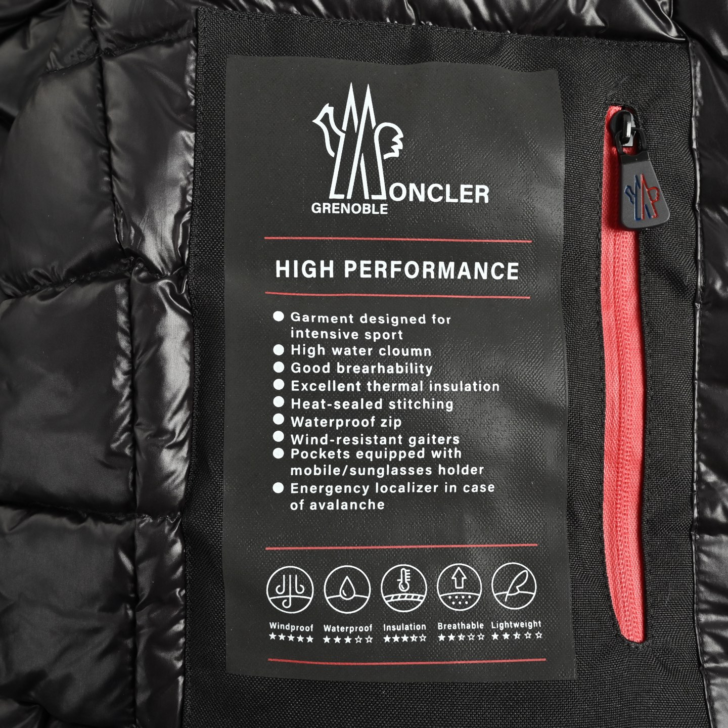 Moncler 蒙口 Bauges披肩连帽狐狸毛领羽绒服