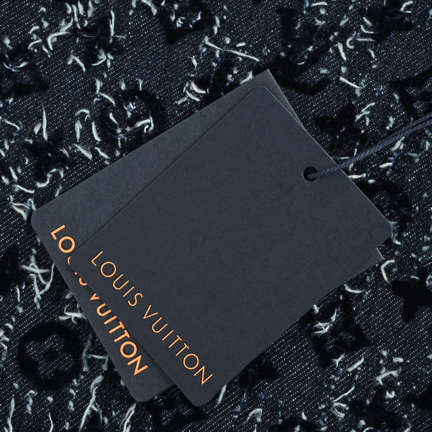 Louis Vuitton/路易威登 25Fw 满印植绒流苏提花牛仔外套