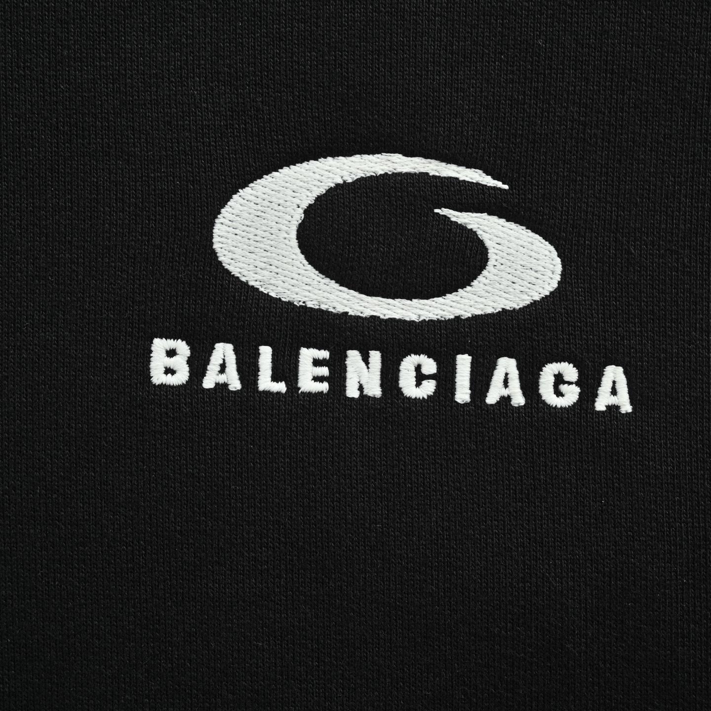 Balenciaga/巴黎世家 圆环刺绣手臂五杠拉链连帽外套