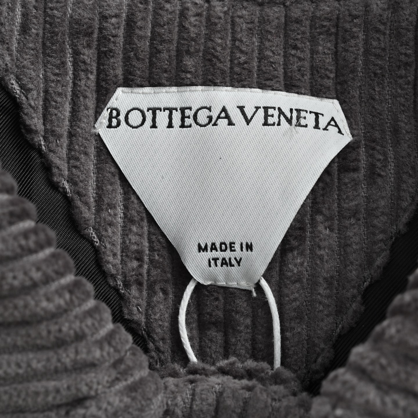 Bottega Veneta/BV 25Fw 灰灯芯绒牛角扣衬衫外套