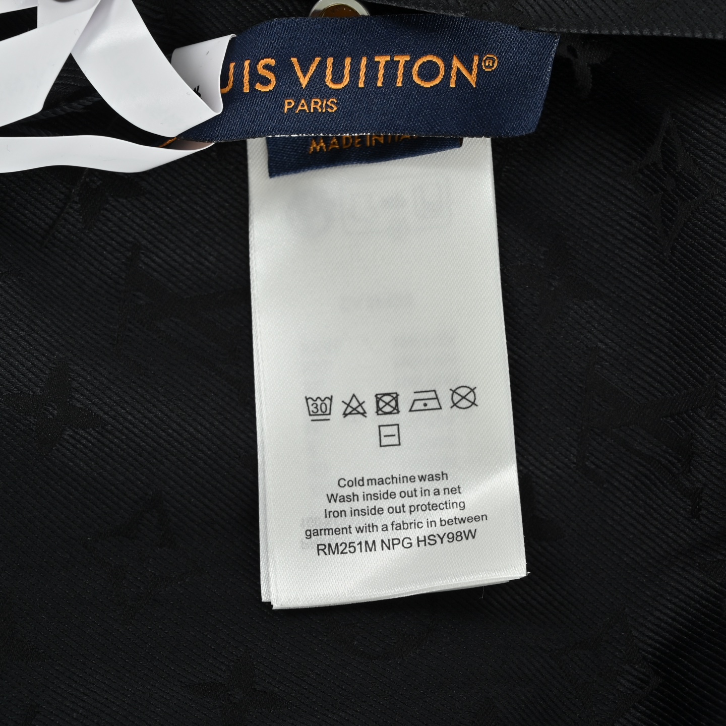 Louis Vuitton/路易威登 棋盘格皮领双面束腰夹克外套