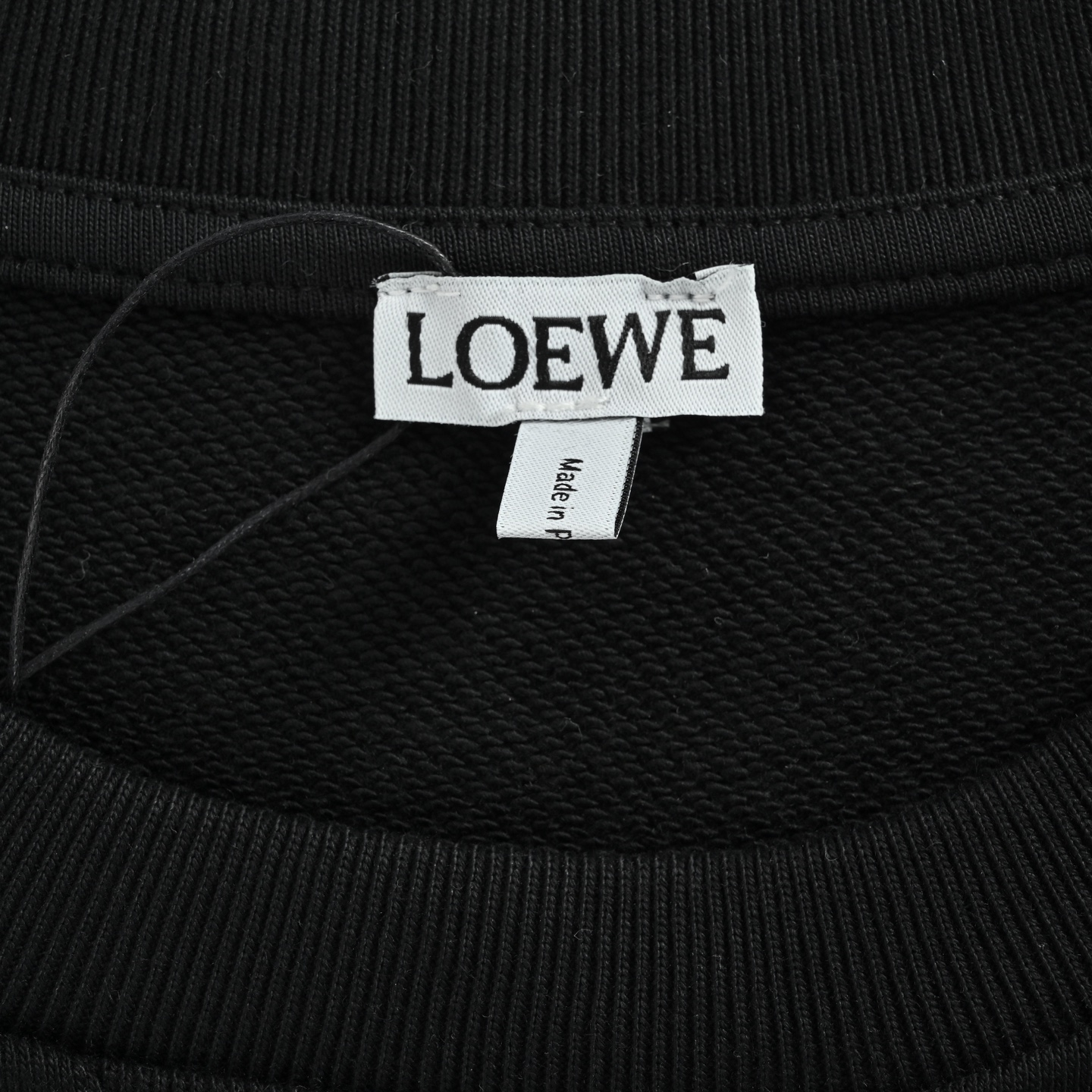 Loewe/罗意威 昂跑联名刺绣logo圆领卫衣 黑色 灰色