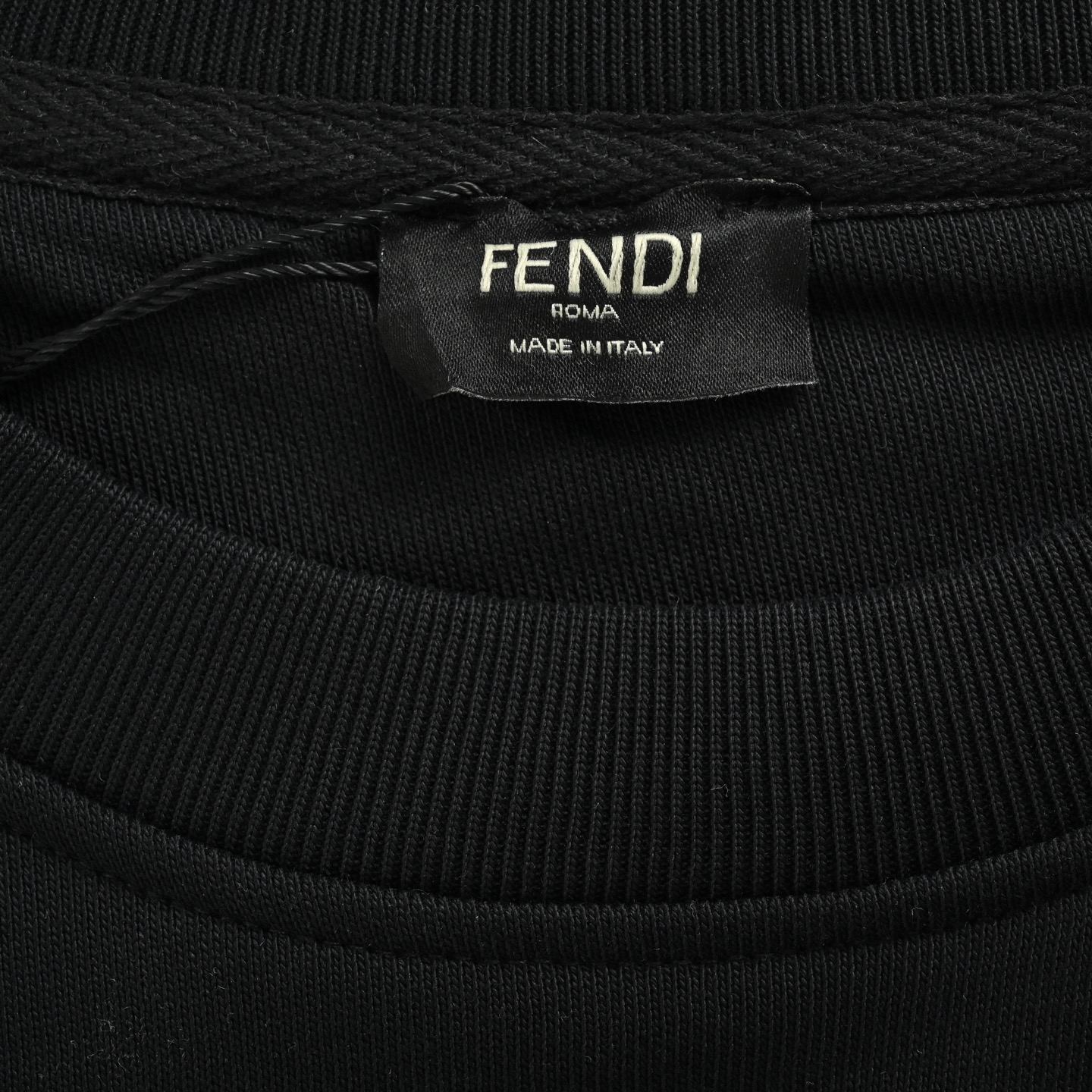 Fendi/芬迪 25Fw 老佛爷贴皮刺绣圆领卫衣