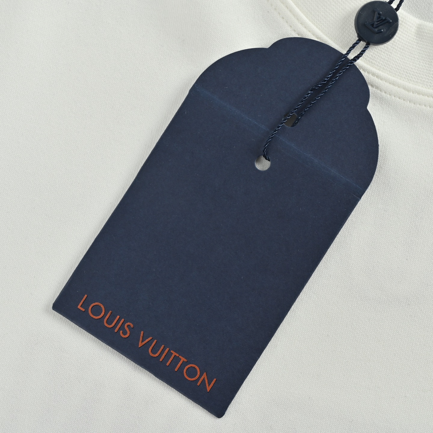 Louis Vuitton/路易威登 25Fw 织锦云朵刺绣长袖T恤 黑色 白色