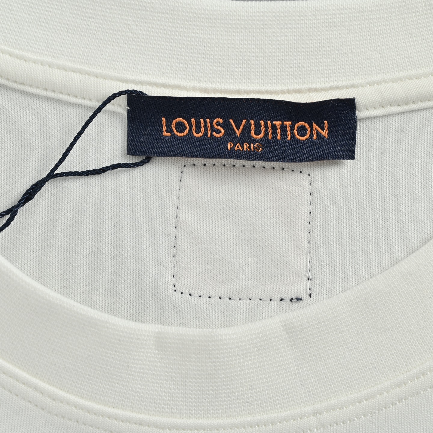 Louis Vuitton/路易威登 25Fw 织锦云朵刺绣长袖T恤 黑色 白色