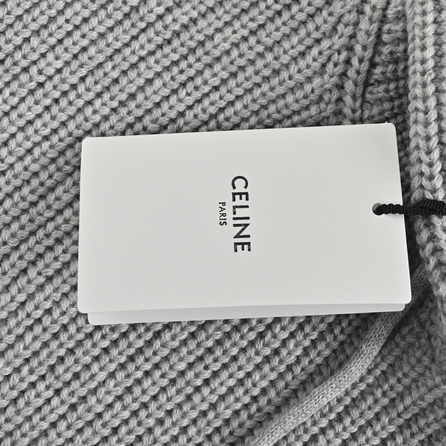Celine/赛琳 25Fw 刺绣标识针织连帽毛衣