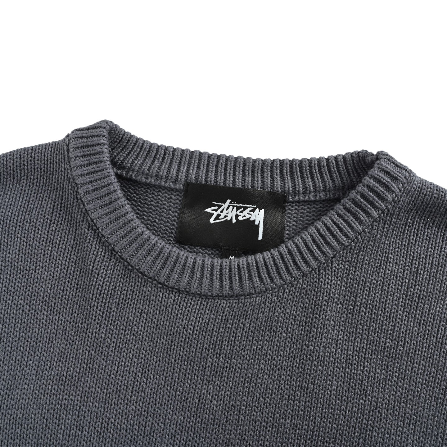 STUSSY/斯图西 25Fw 后背冲浪人印花圆领毛衣-莆田鞋,莆田鞋货源,高仿鞋,高仿鞋货源,安福档口,莆田高仿鞋,莆田鞋批发,高仿鞋批发,莆田高仿运动鞋,高仿运动鞋,莆田运动鞋 STUSSY/斯图西 25Fw 后背冲浪人印花圆领毛衣