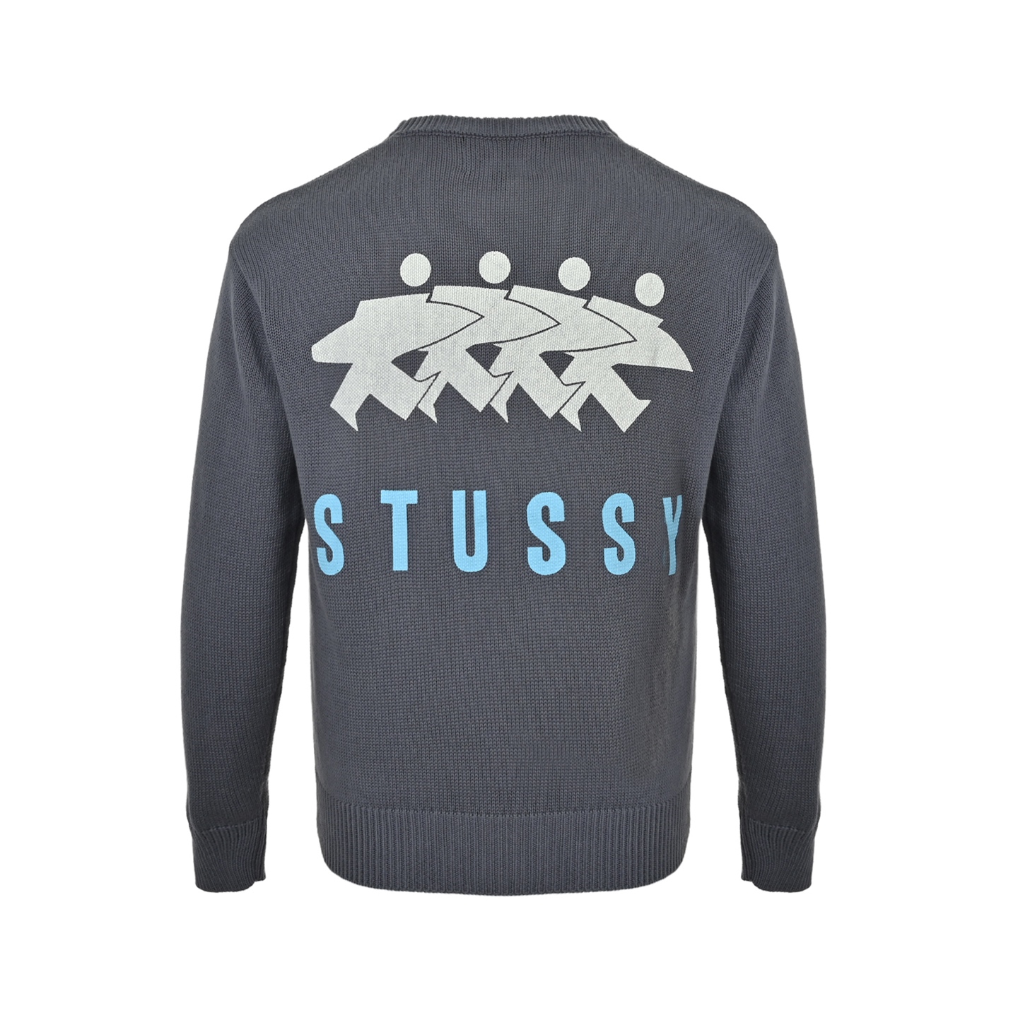 STUSSY/斯图西 25Fw 后背冲浪人印花圆领毛衣-莆田鞋,莆田鞋货源,高仿鞋,高仿鞋货源,安福档口,莆田高仿鞋,莆田鞋批发,高仿鞋批发,莆田高仿运动鞋,高仿运动鞋,莆田运动鞋 STUSSY/斯图西 25Fw 后背冲浪人印花圆领毛衣