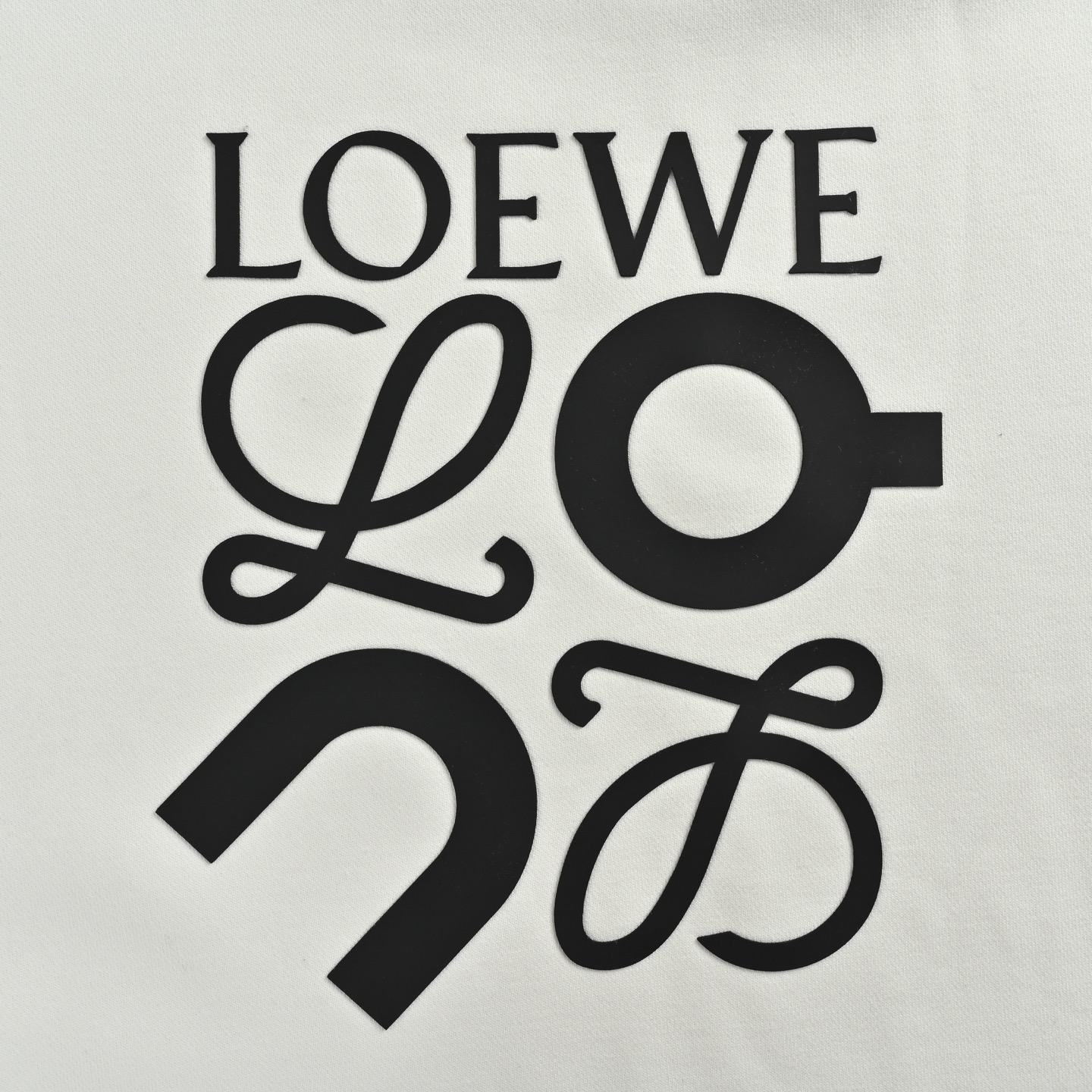 Loewe/罗意威 ON昂跑大标圆领卫衣