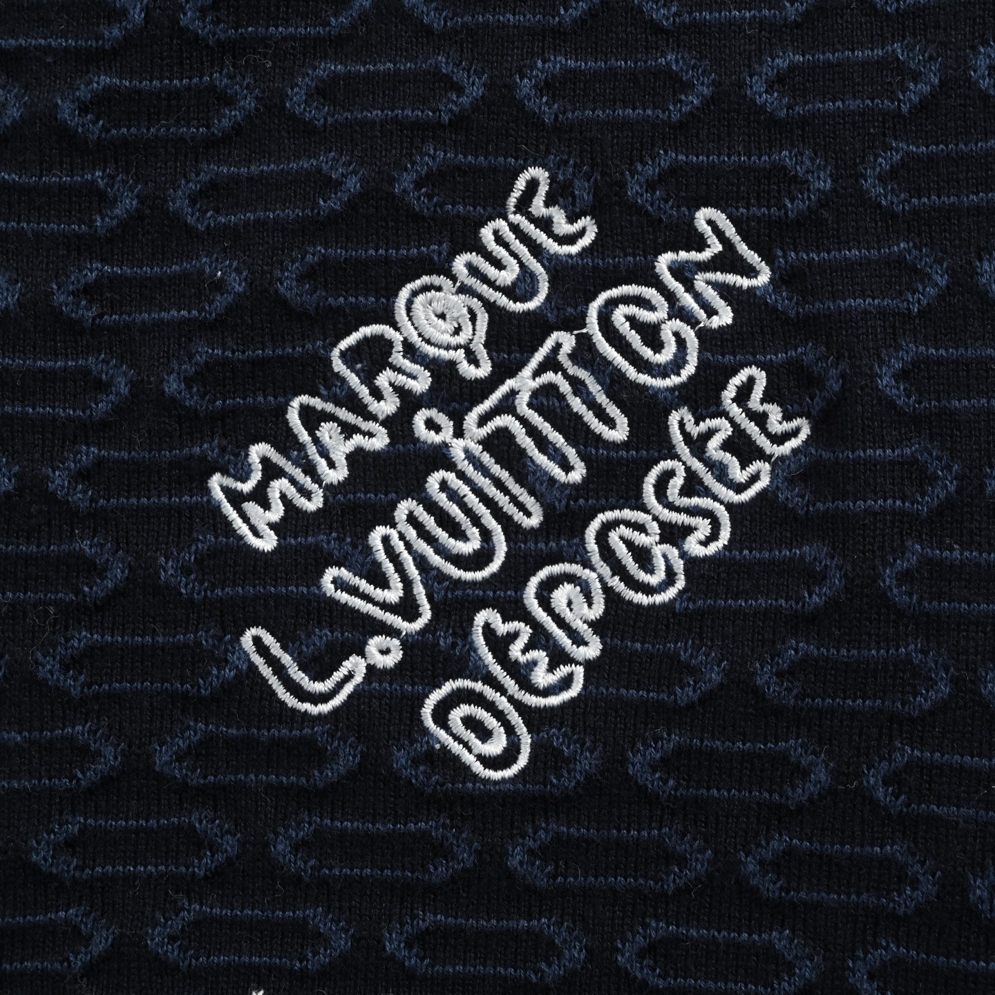 Louis Vuitton/路易威登 25Fw 棋盘格提花针织拉链外套
