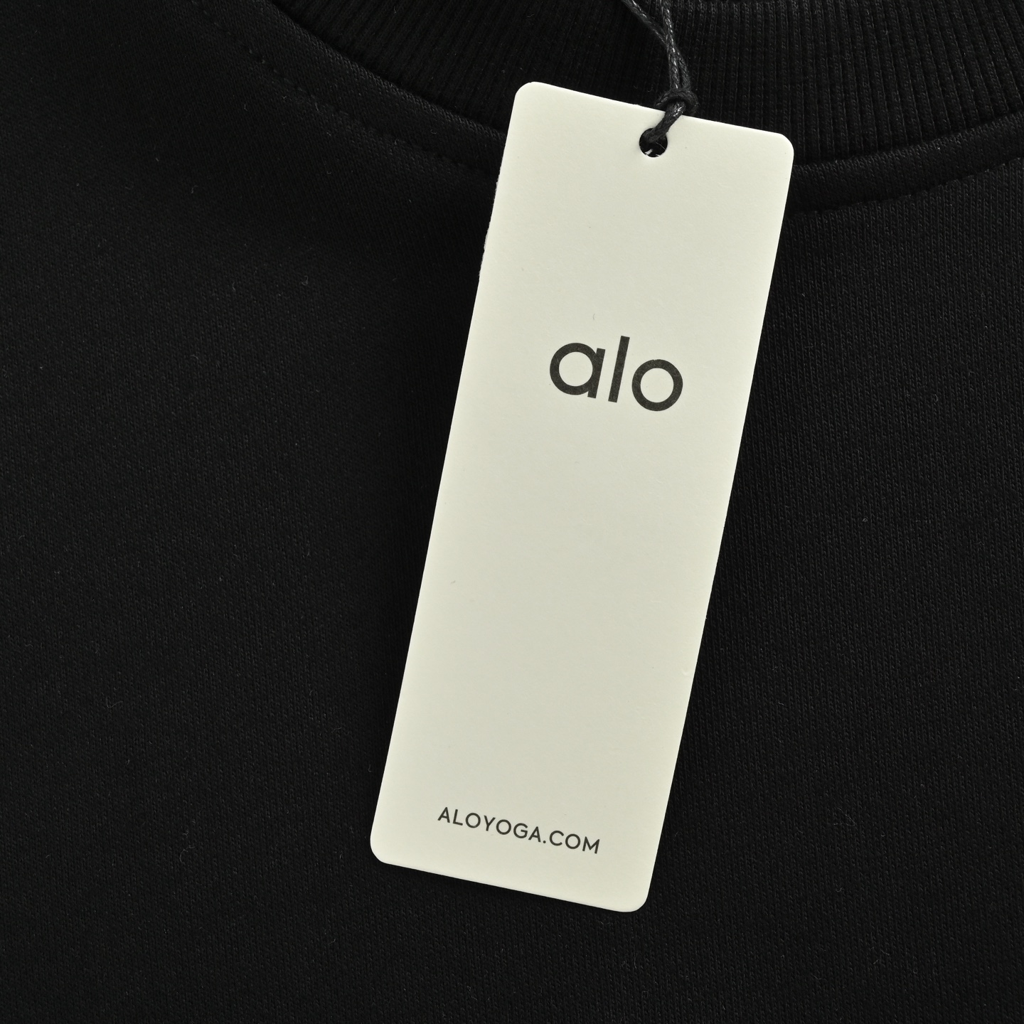 ALO 25Fw 硅胶字母圆领卫衣 480g高级精梳棉面料