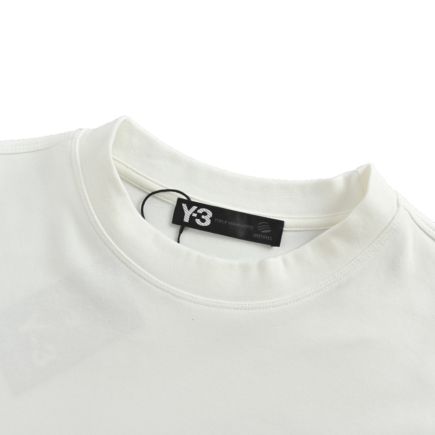 Y-3/山本耀司 25Fw 字母logo签名刺绣长袖T恤 定织定染 水洗柔滑长绒棉 黑色 白色