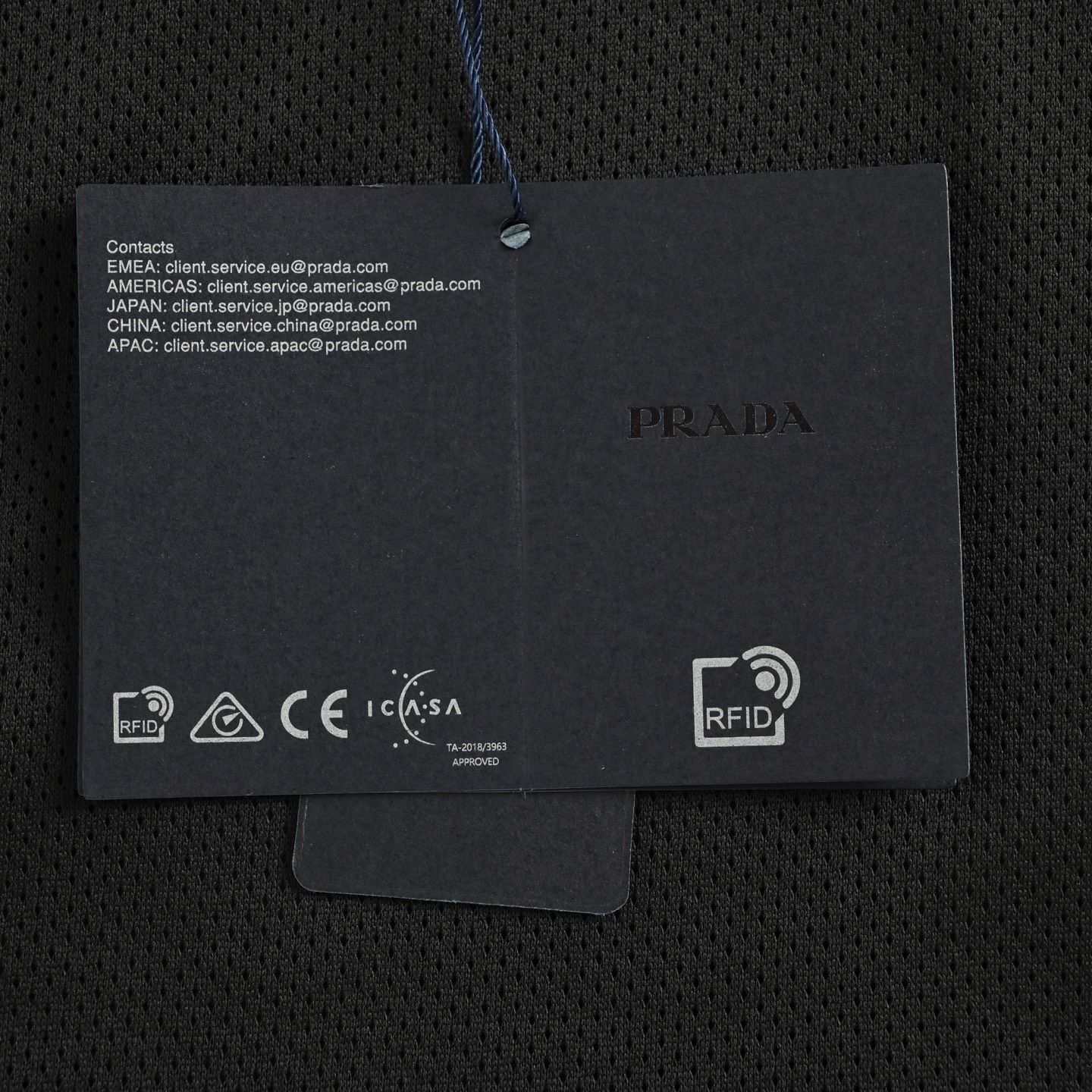 Prada/普拉达 三角徽标拉链连帽外套
