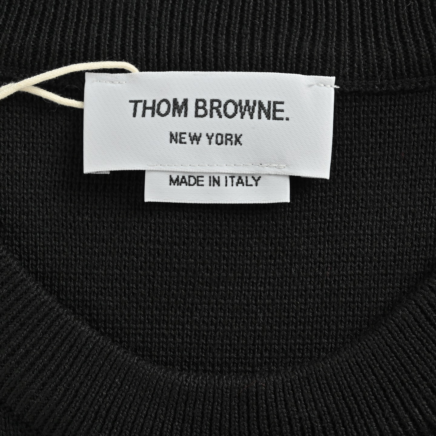 Thom Browne/汤姆布朗 25Fw M41四杠虚线玫瑰圆领毛衣