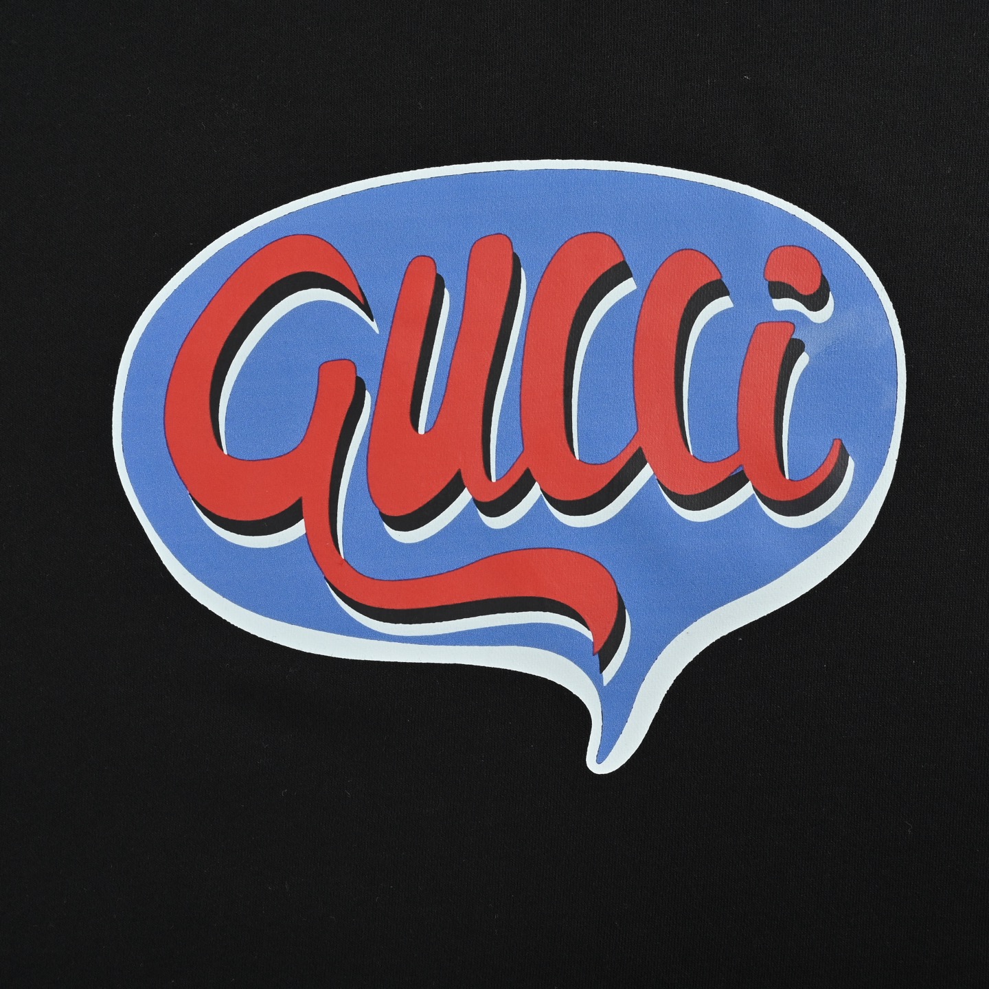Gucci/古驰 25Fw 气泡字母印花圆领卫衣