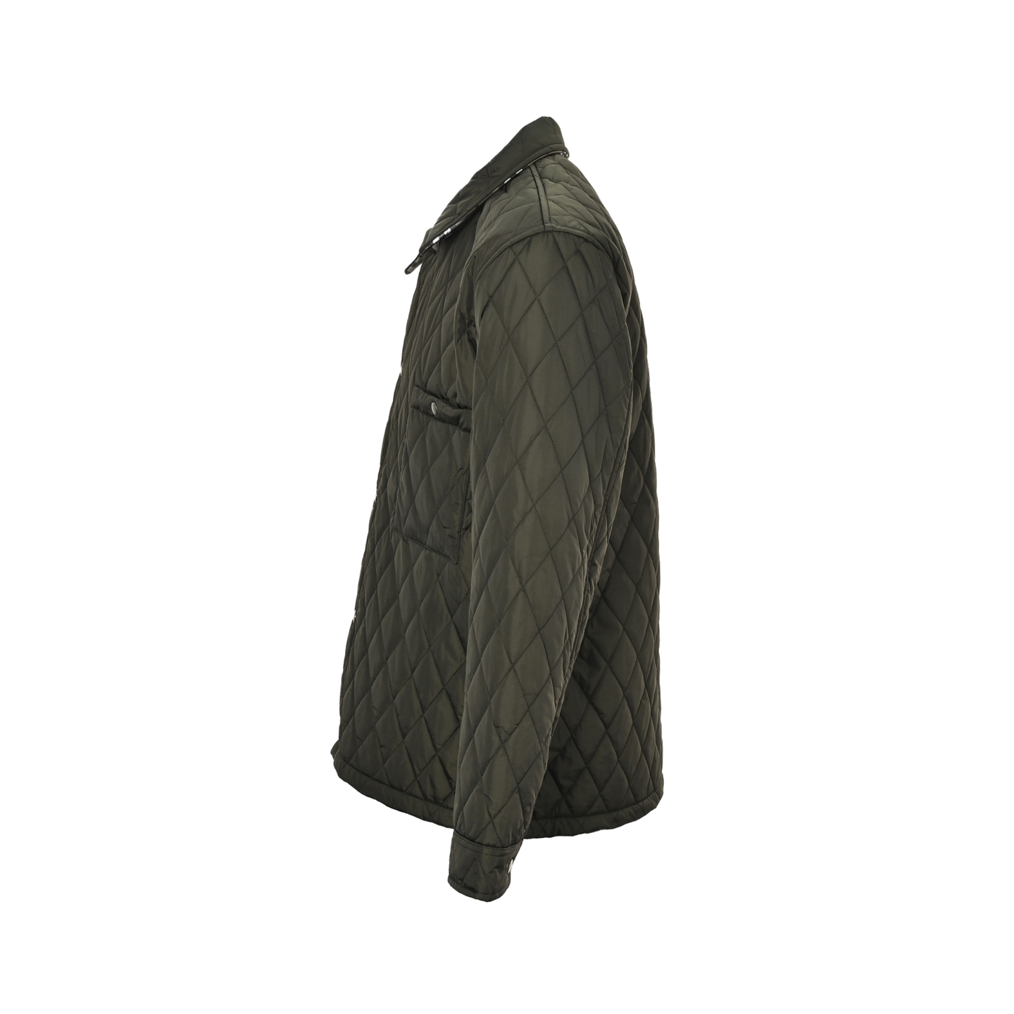 Burberry/巴宝莉 纯色绗缝口袋菱格棉服