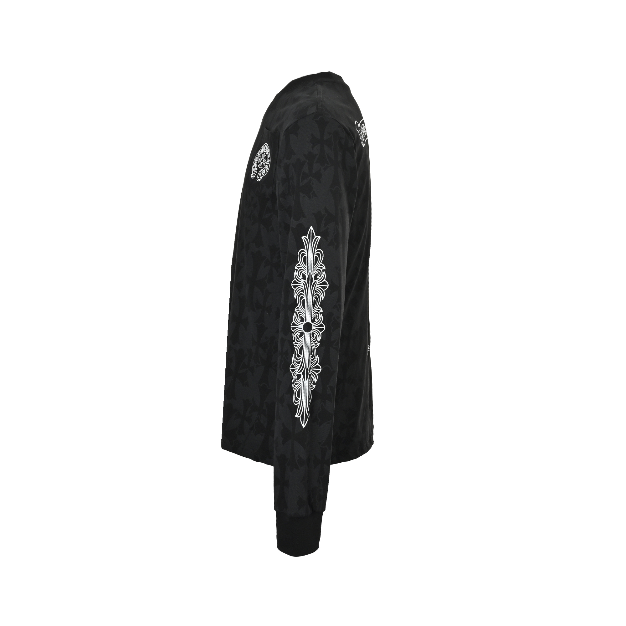 Chrome Hearts/克罗心 25Fw 暗纹满印长袖T恤