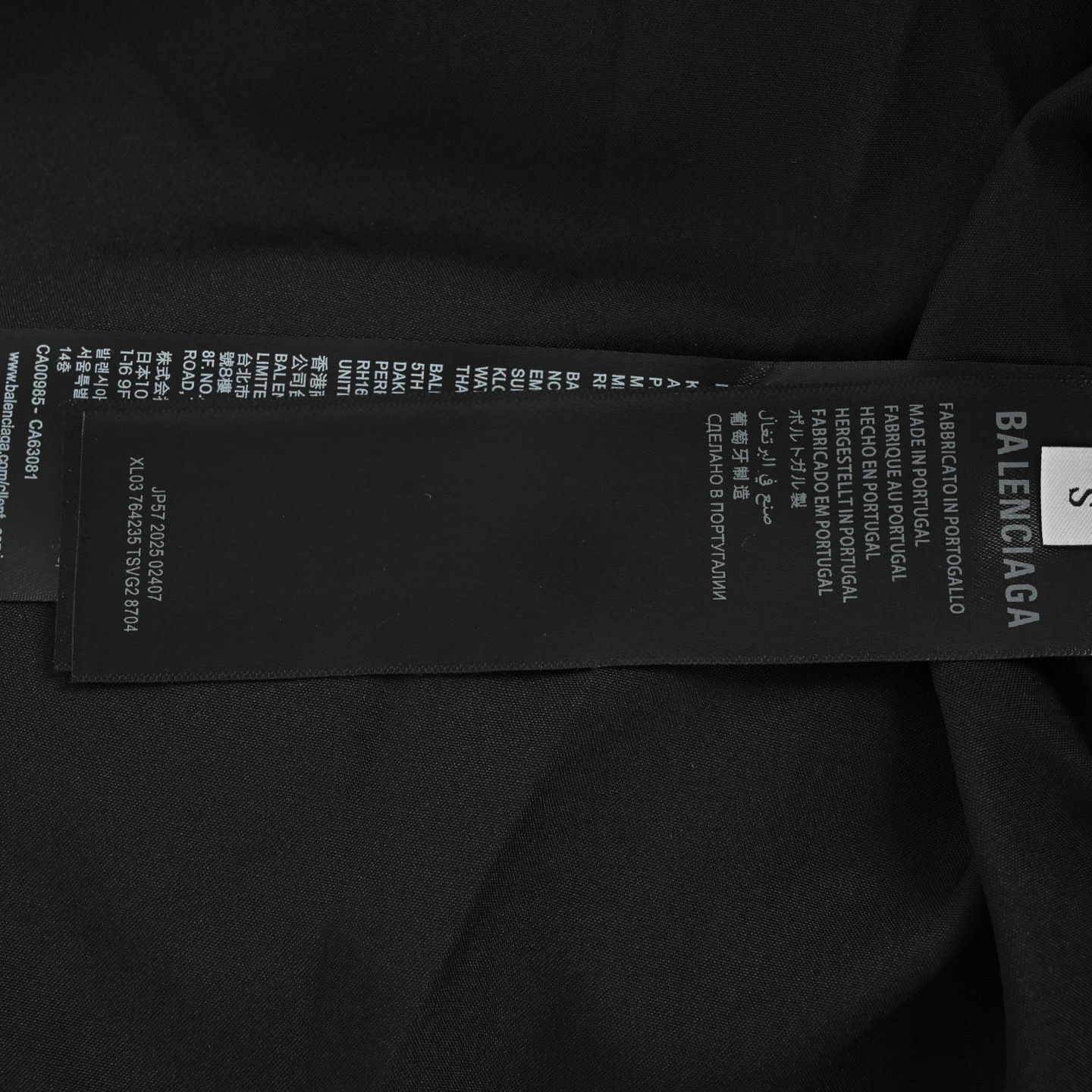 Balenciaga/巴黎世家 25Fw 圆环小标棉服外套