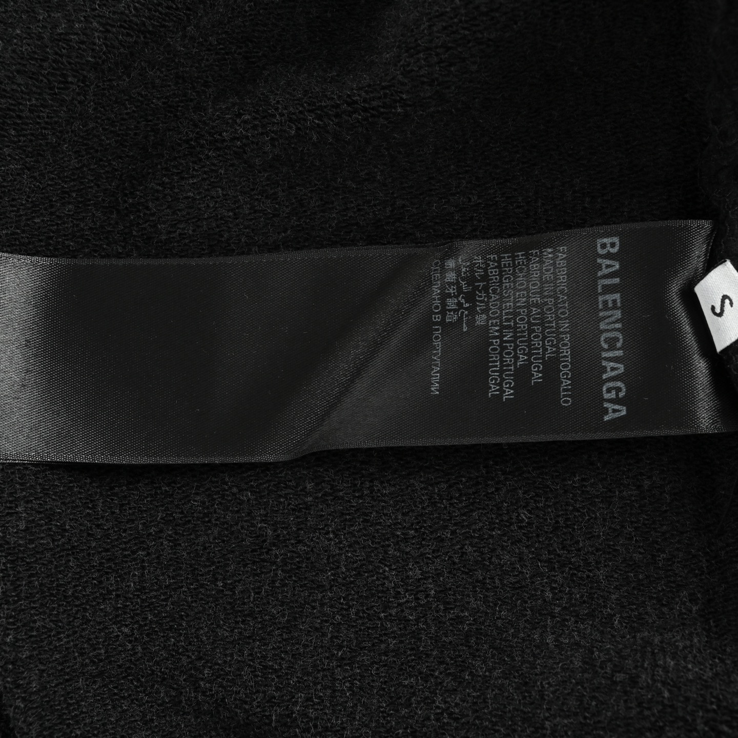 Balenciaga/巴黎世家 25Fw字母金银粉连帽外套