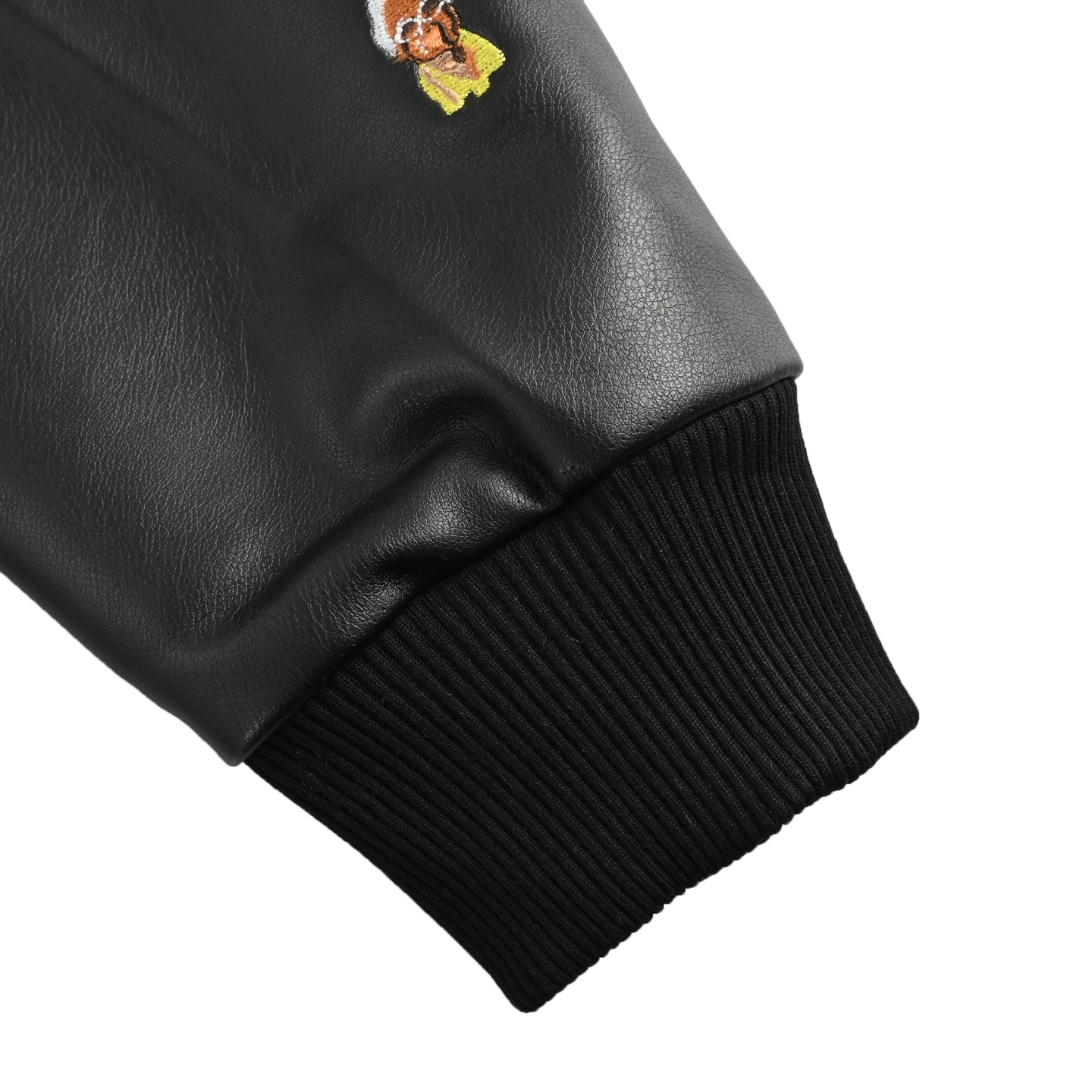 Louis Vuitton/路易威登 刺绣logo动漫皮衣外套