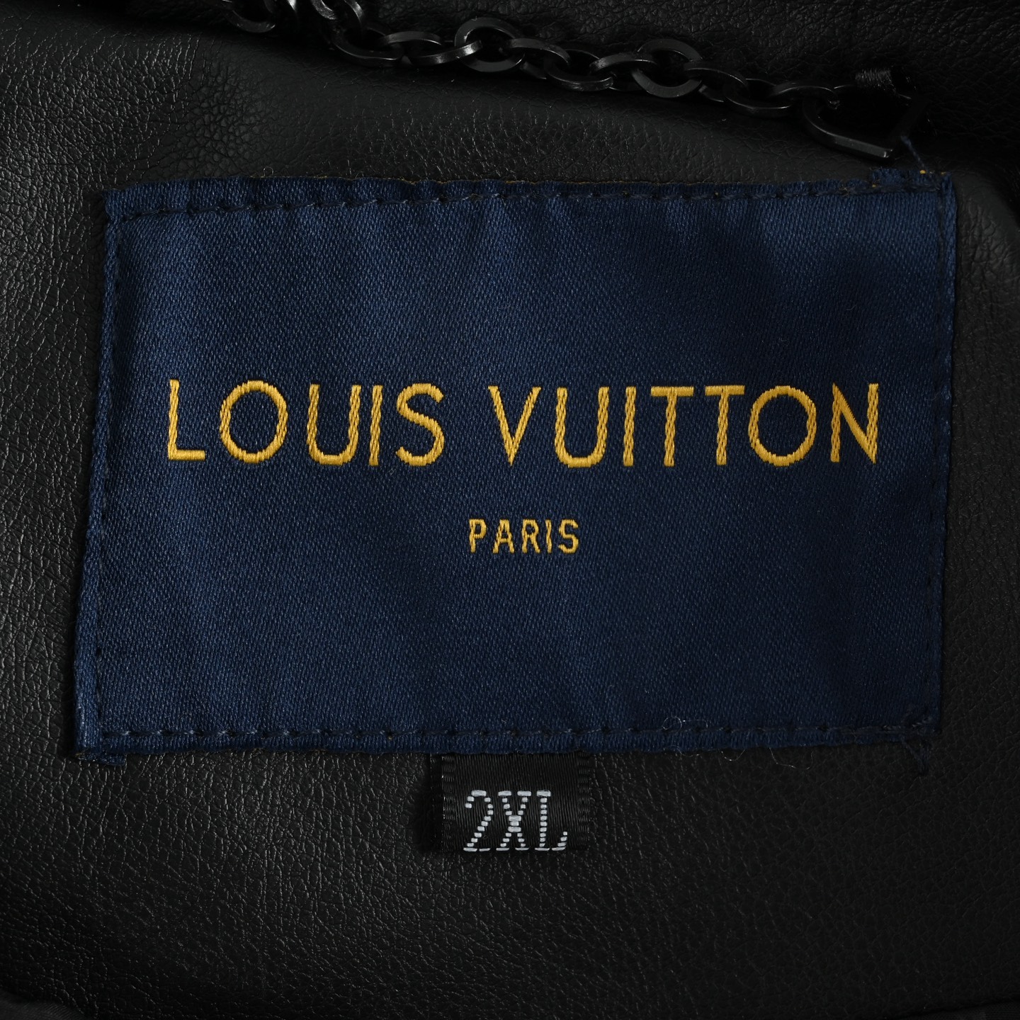 Louis Vuitton/路易威登 刺绣logo动漫皮衣外套