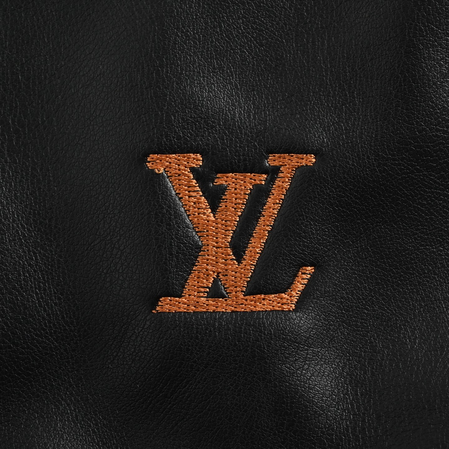 Louis Vuitton/路易威登 刺绣logo动漫皮衣外套