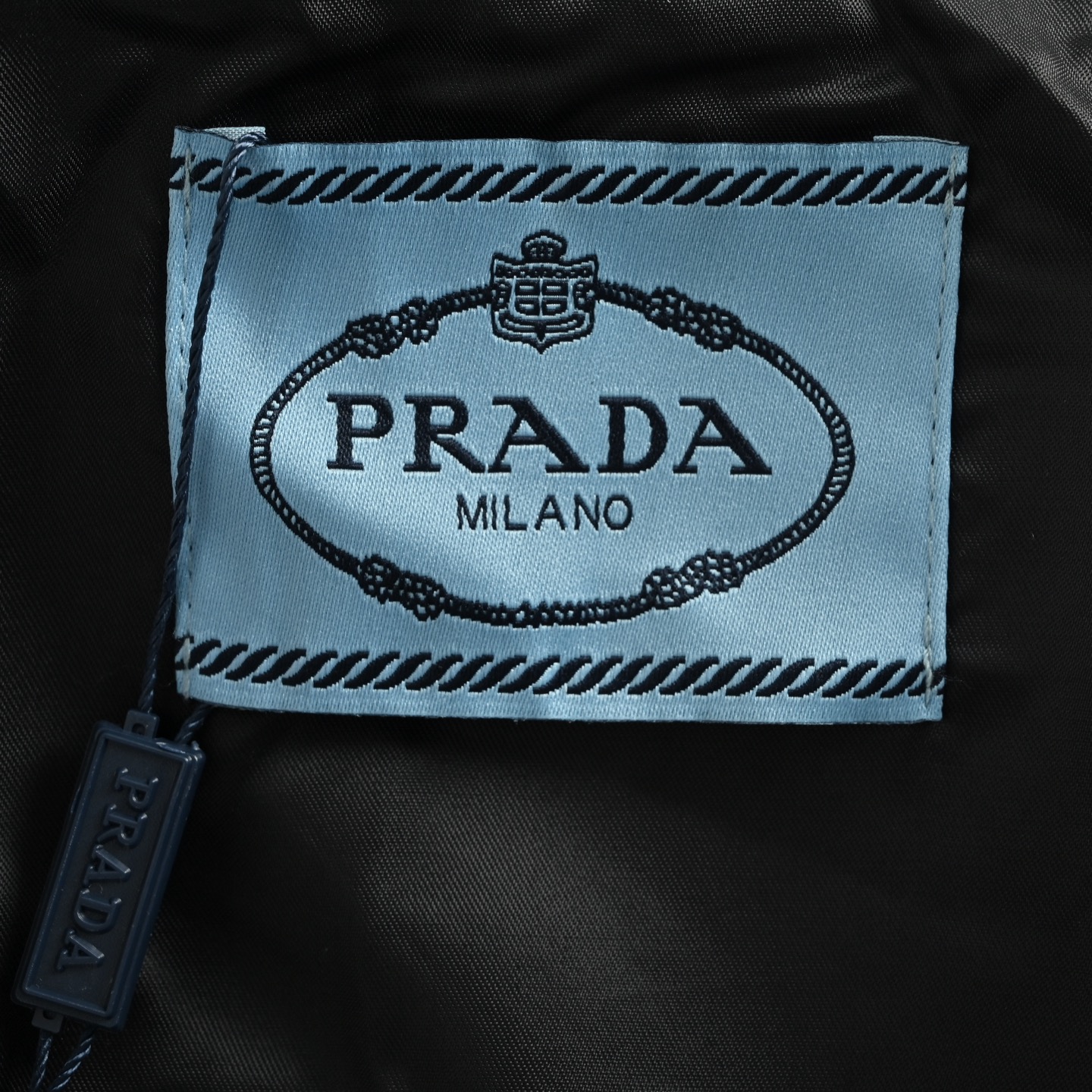 Prada/普拉达 羊绒三角标衬衫夹克外套 灰色