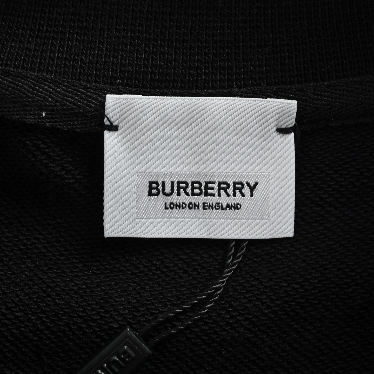 Burberry/巴宝莉 格纹刺绣小熊圆领卫衣