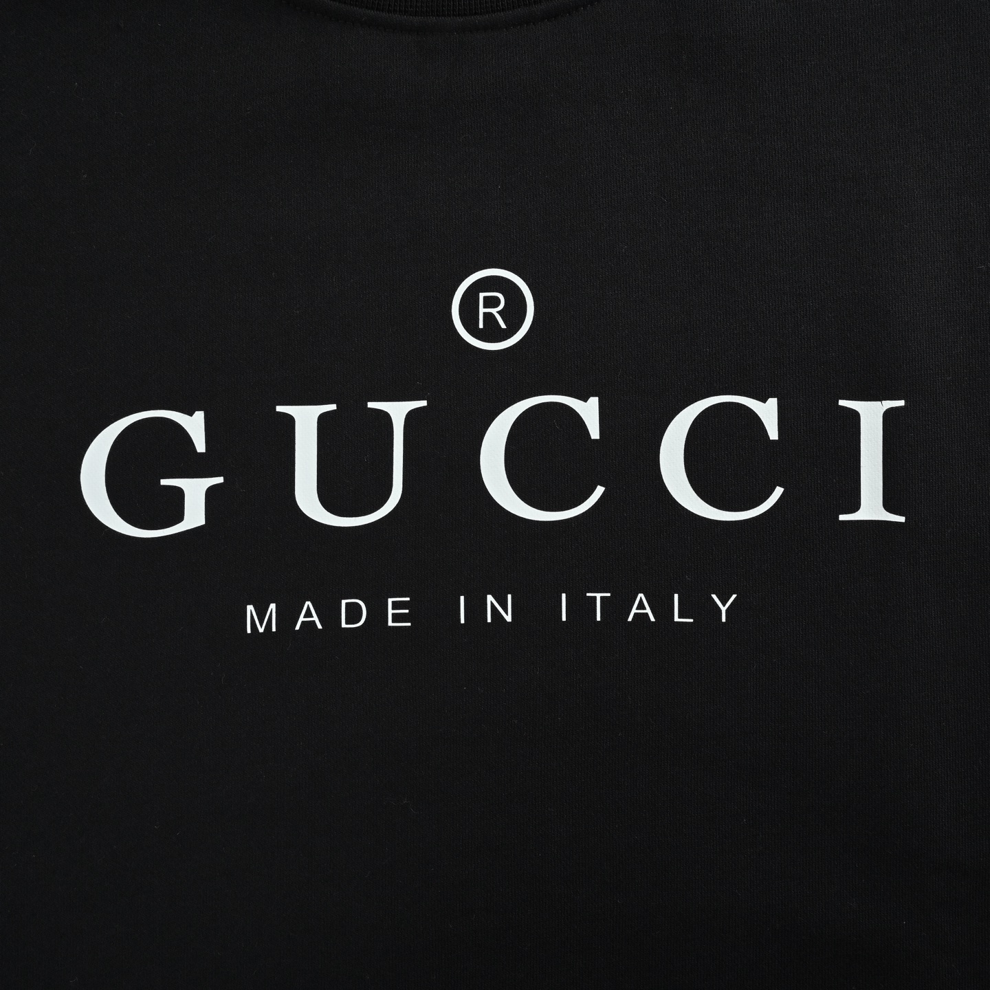 Gucci/古驰 简约字母印花圆领卫衣 25FW秋冬新款圆领卫衣